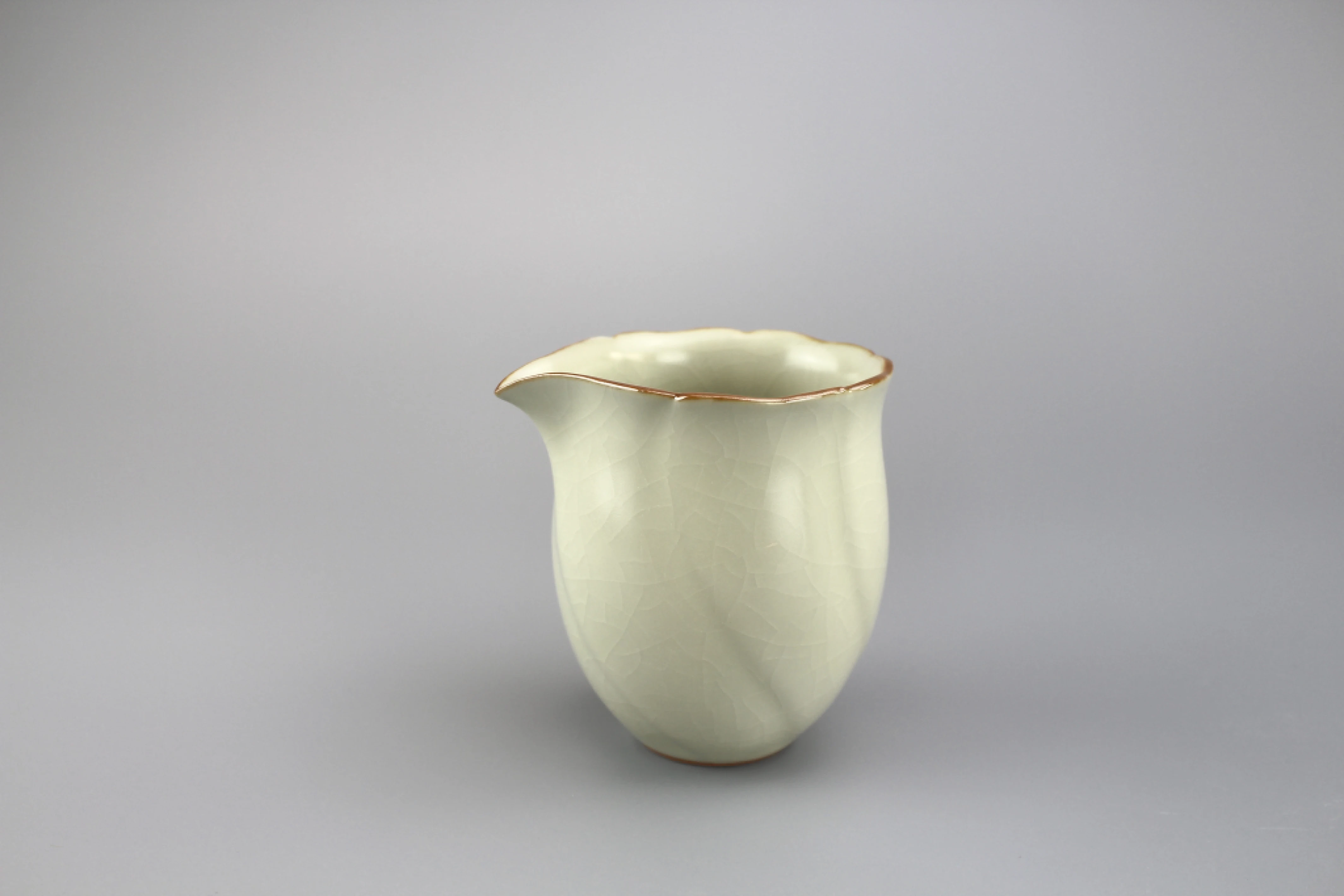 汝窯米黃葵花茶海(200cc)