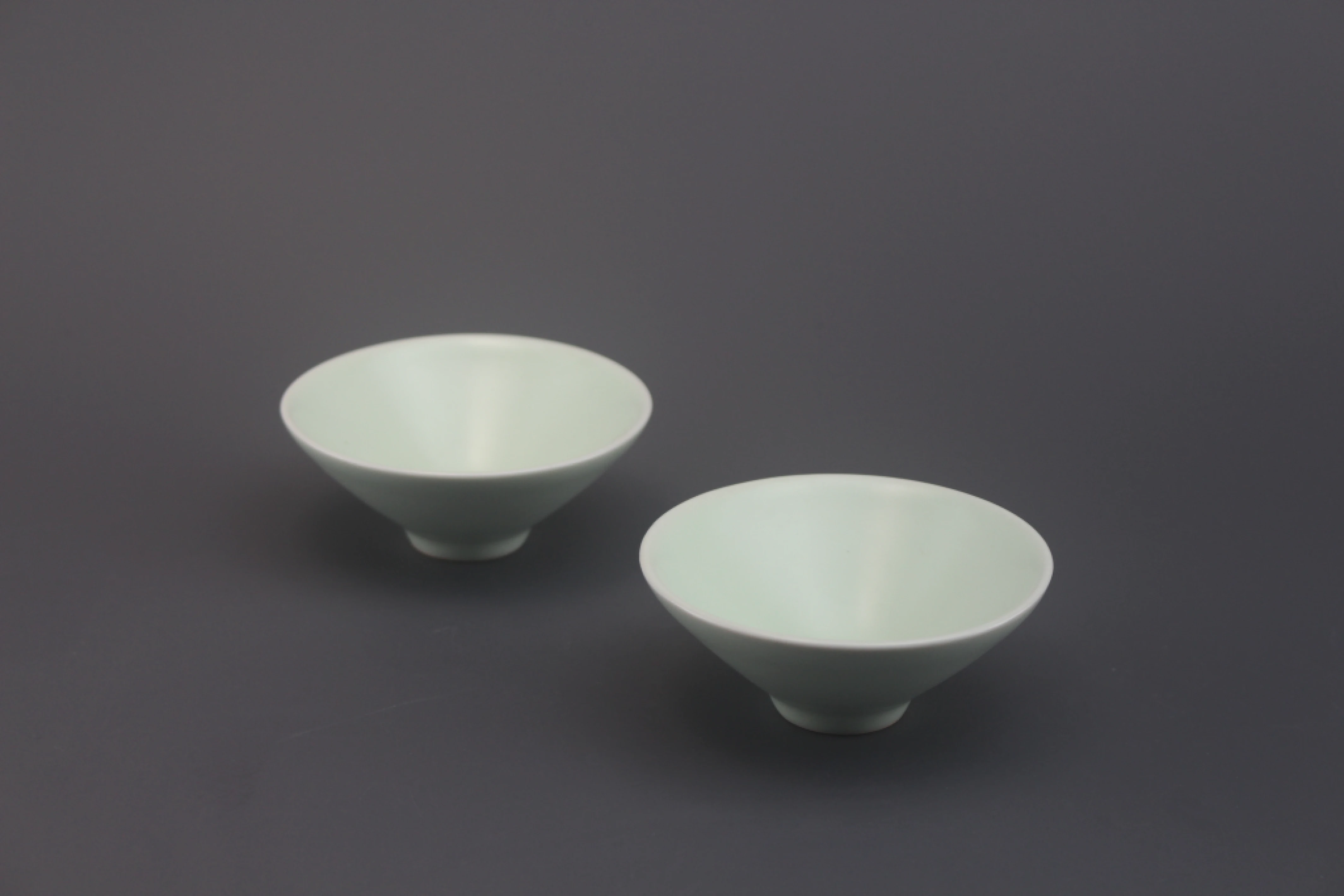 汝窯粉青斗笠杯(50cc)