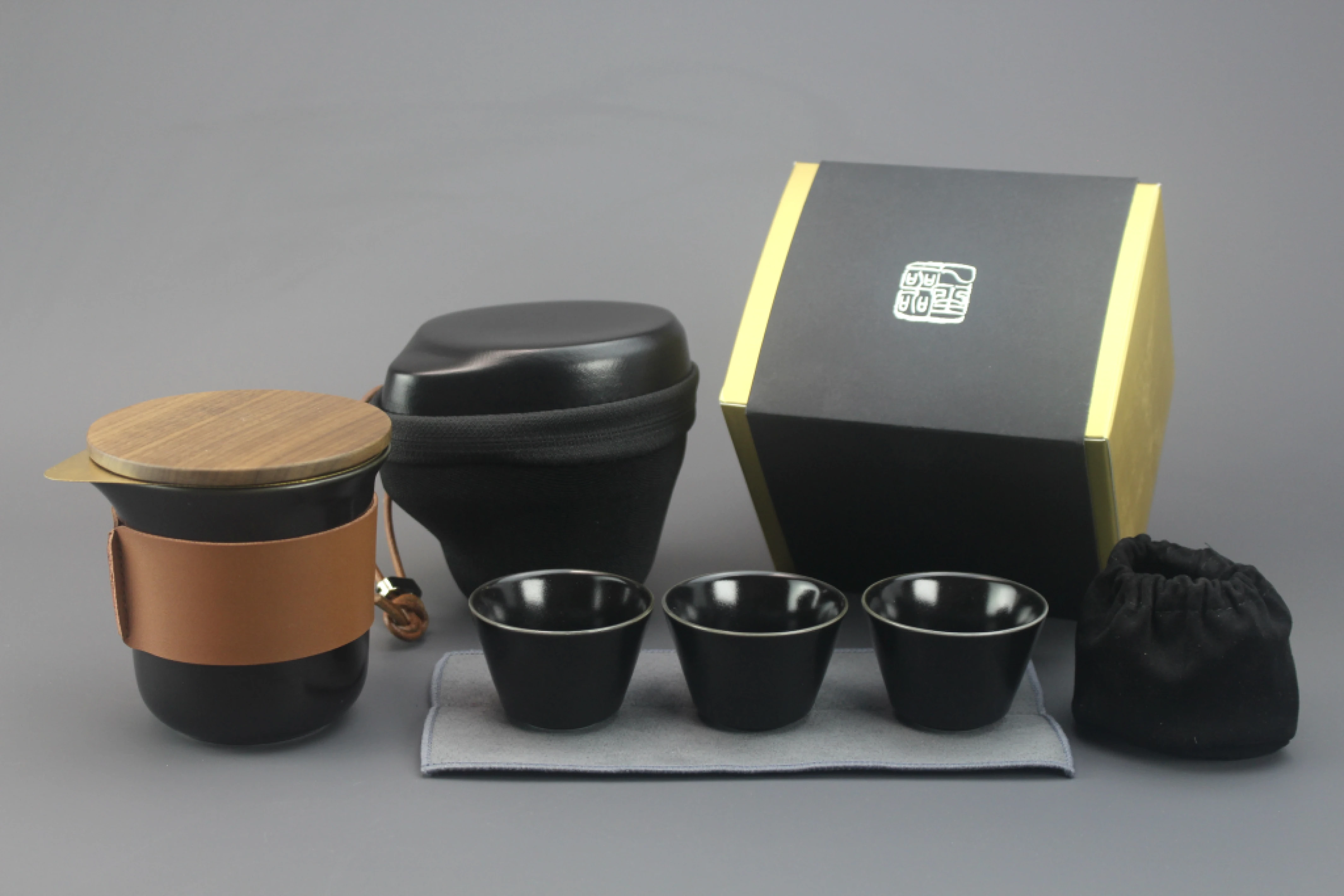 一生一器旅行茶具組(雙黑)