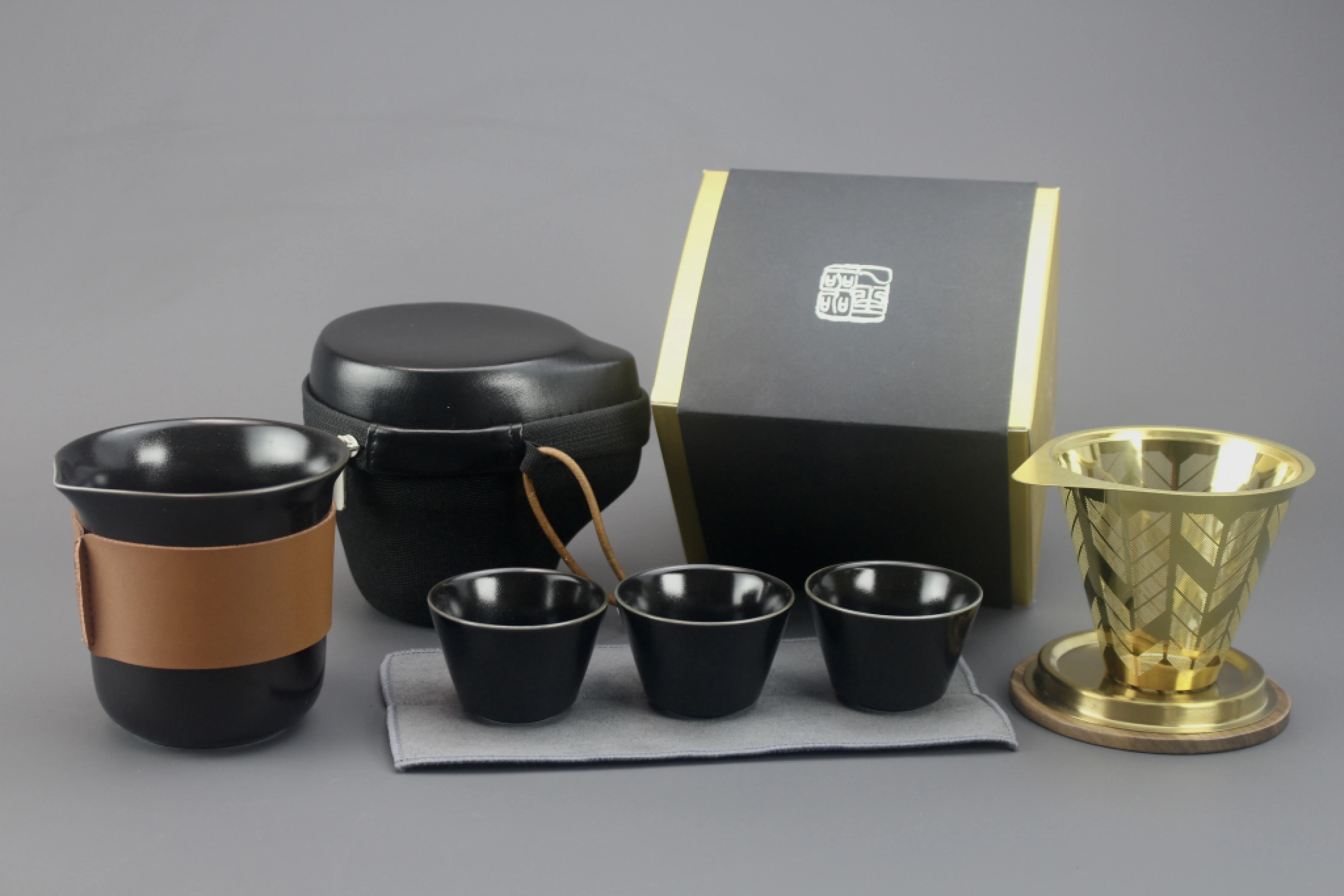 一生一器旅行茶具組(雙黑)
