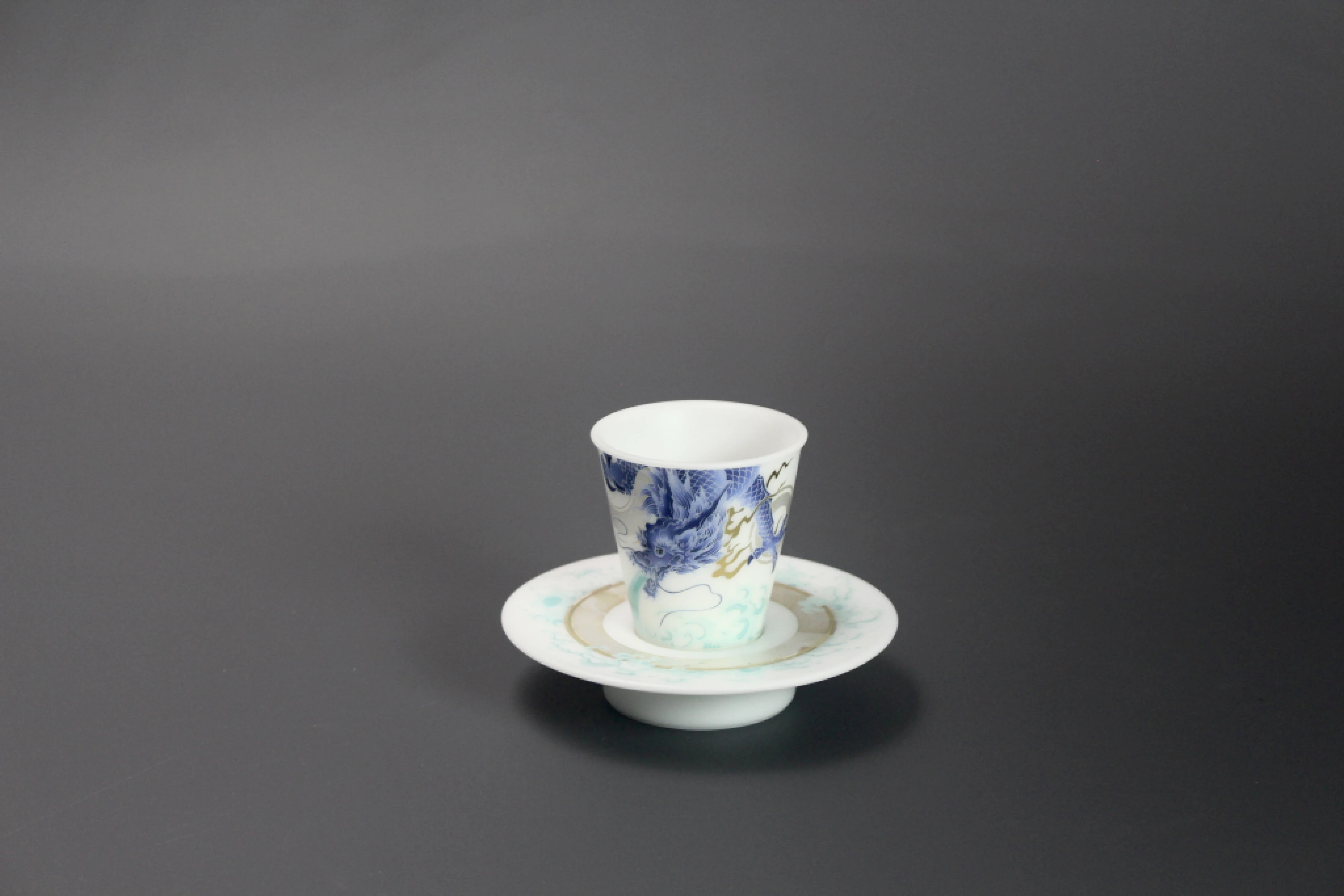 瑪瑙釉龍行天下高茶杯(50cc)