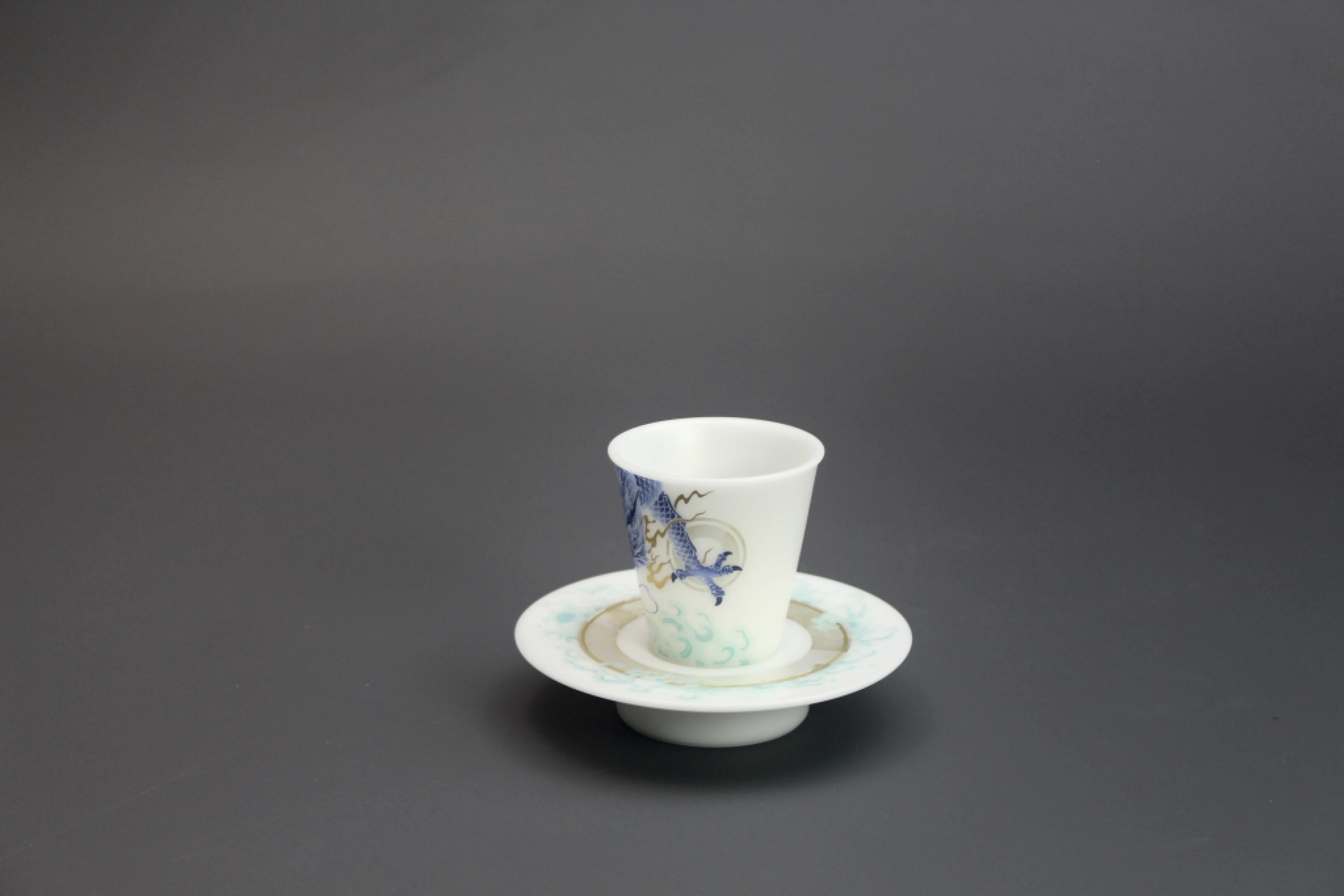 瑪瑙釉龍行天下高茶杯(50cc)