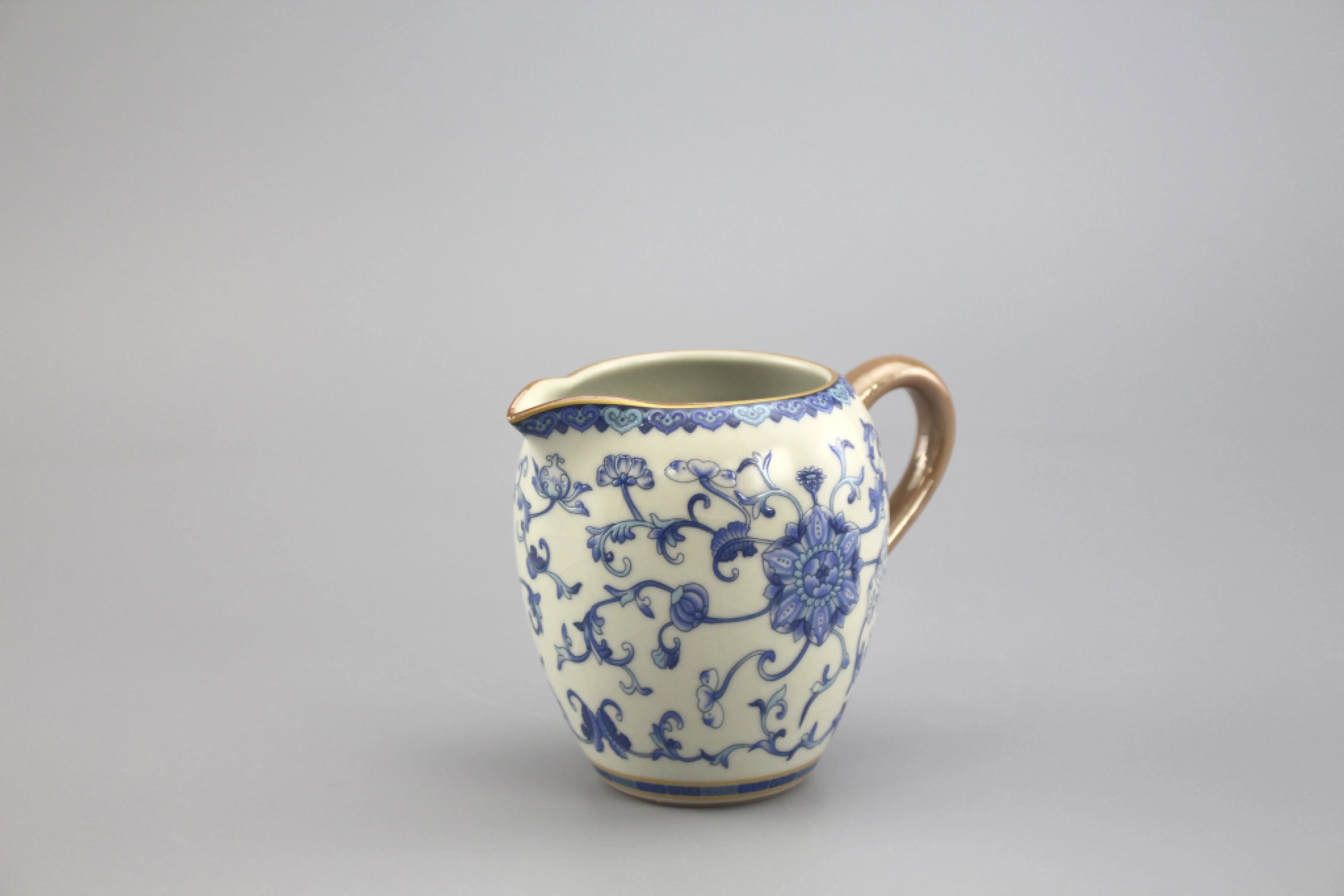 汝窯米黃青花青山茶海(220cc)