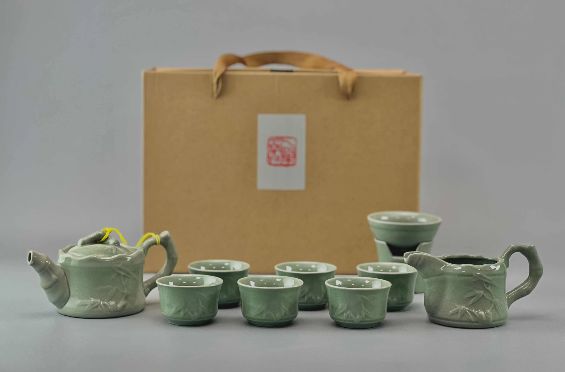 綠瓷竹子10入禮盒