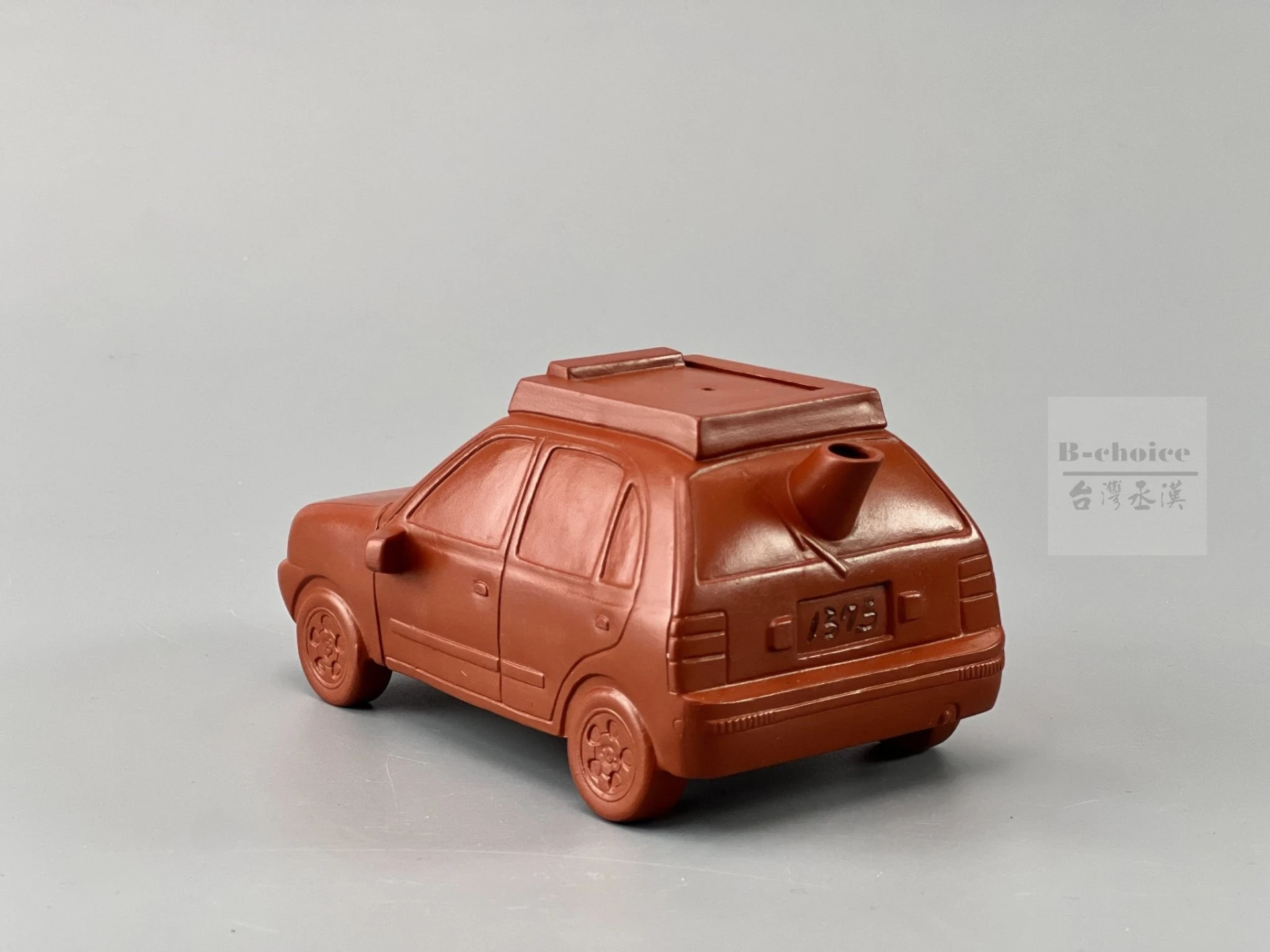 小汽車紅泥壺 (180cc)