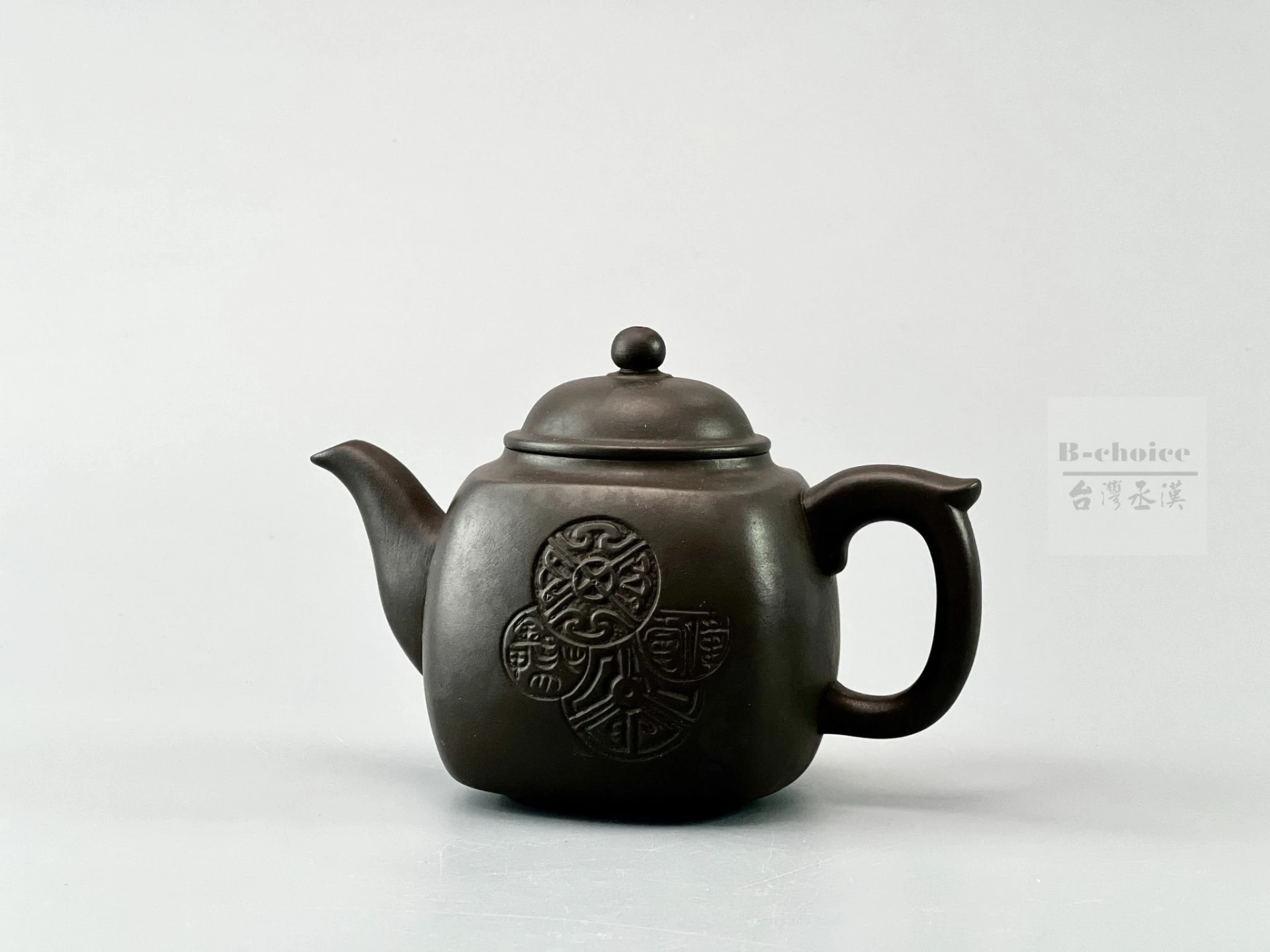 黑泥古錢壺(240cc)
