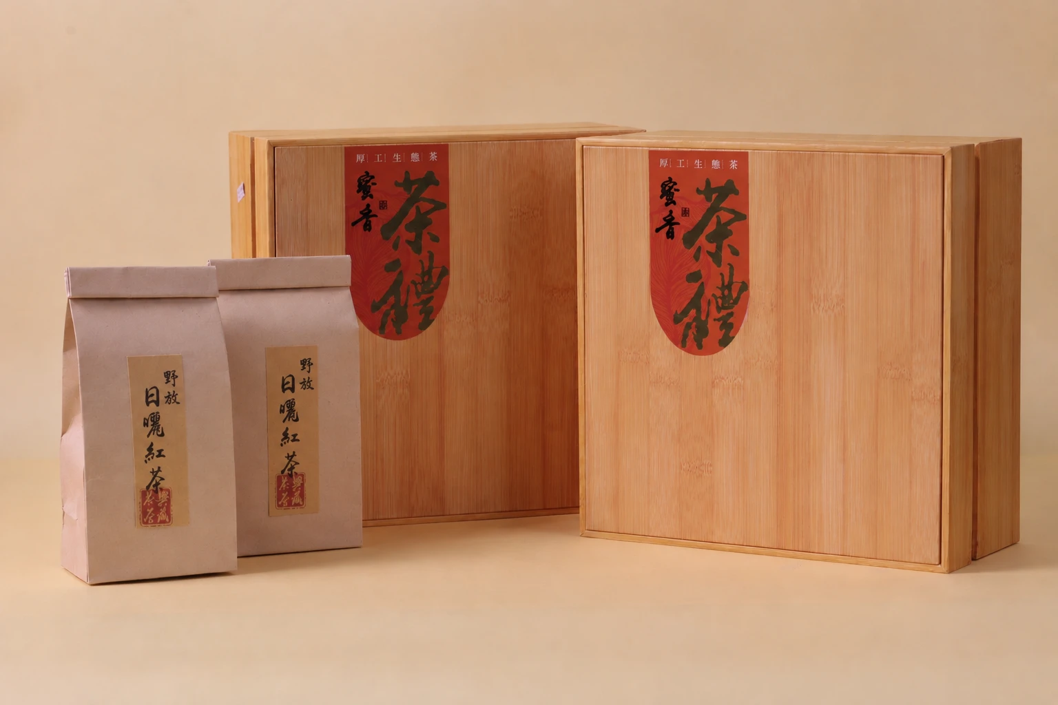 野生日曬紅茶2入禮盒(75g)