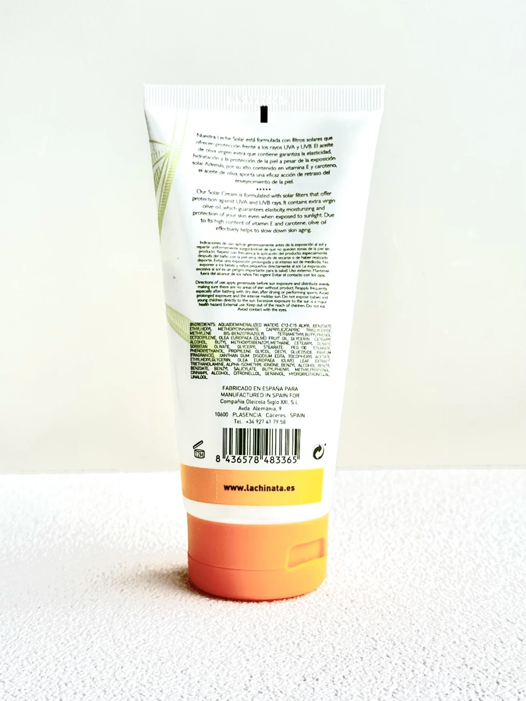 La Chinata 身體防曬乳SPF30 - 150ml