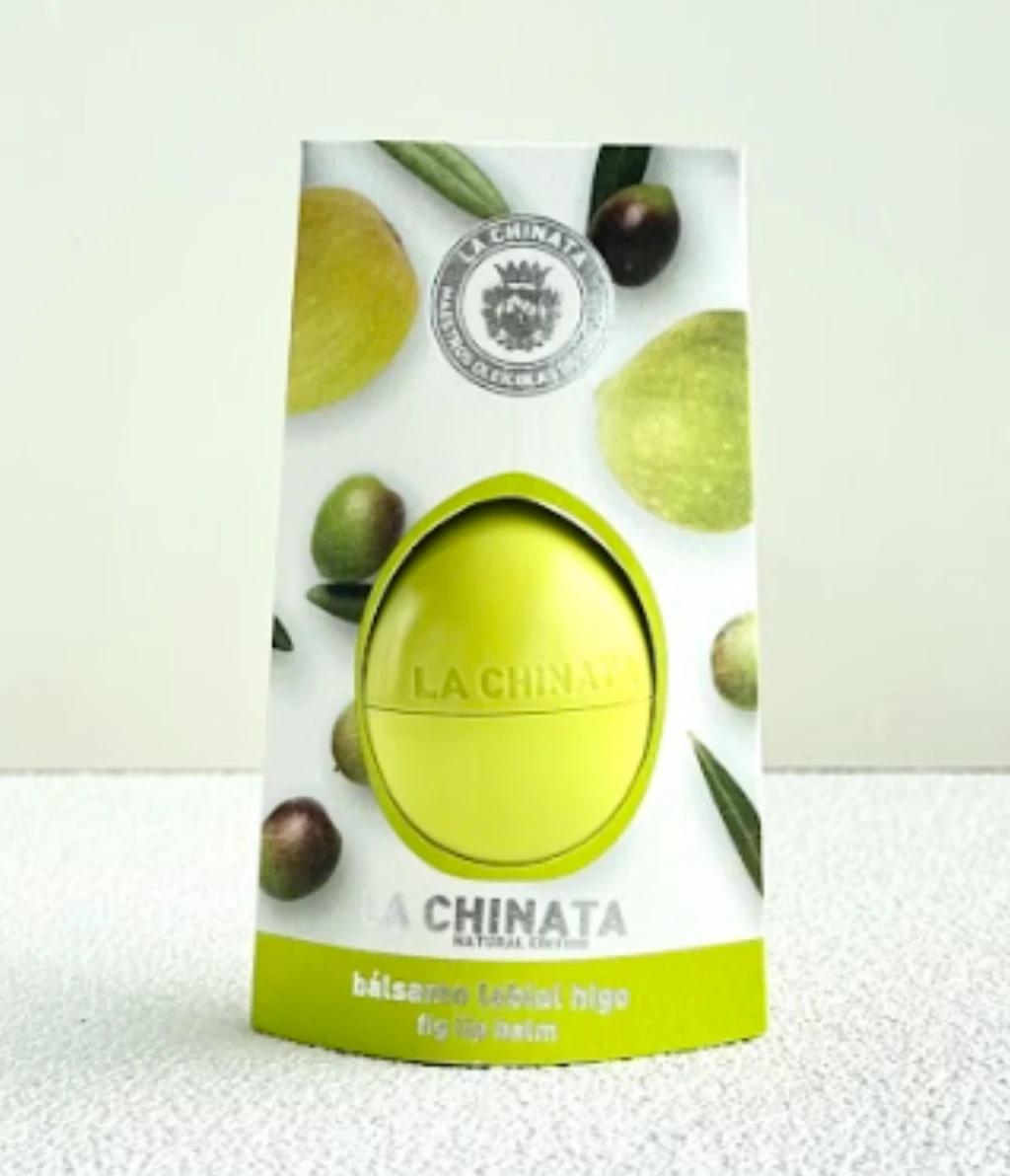 La Chinata蛋型護唇膏淺綠-無花果口味