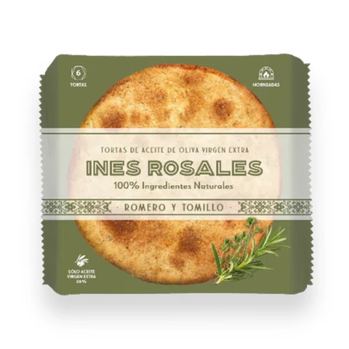 Ines Rosales 西班牙橄欖油手工脆餅120g-迷迭香&百里香