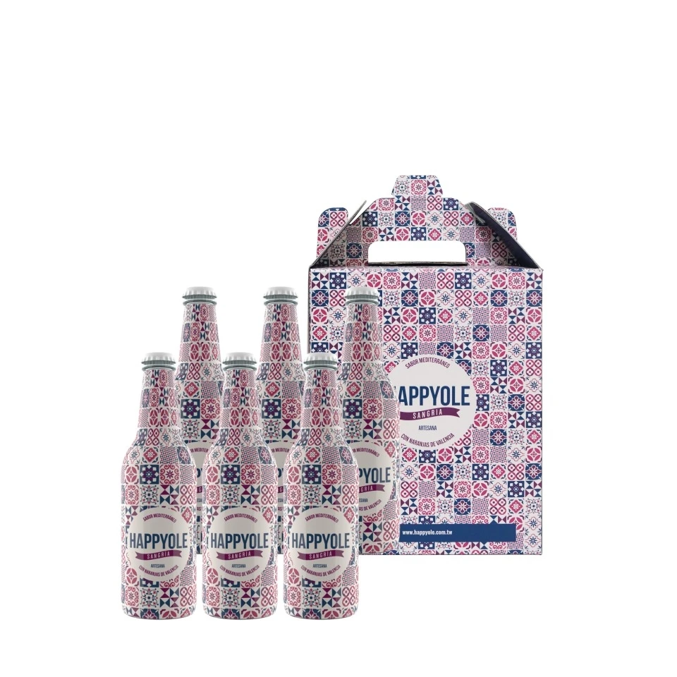 HAPPYOLE SANGRIA TINTA | 快樂歐莉葡萄水果紅酒 200ml (6入禮盒)