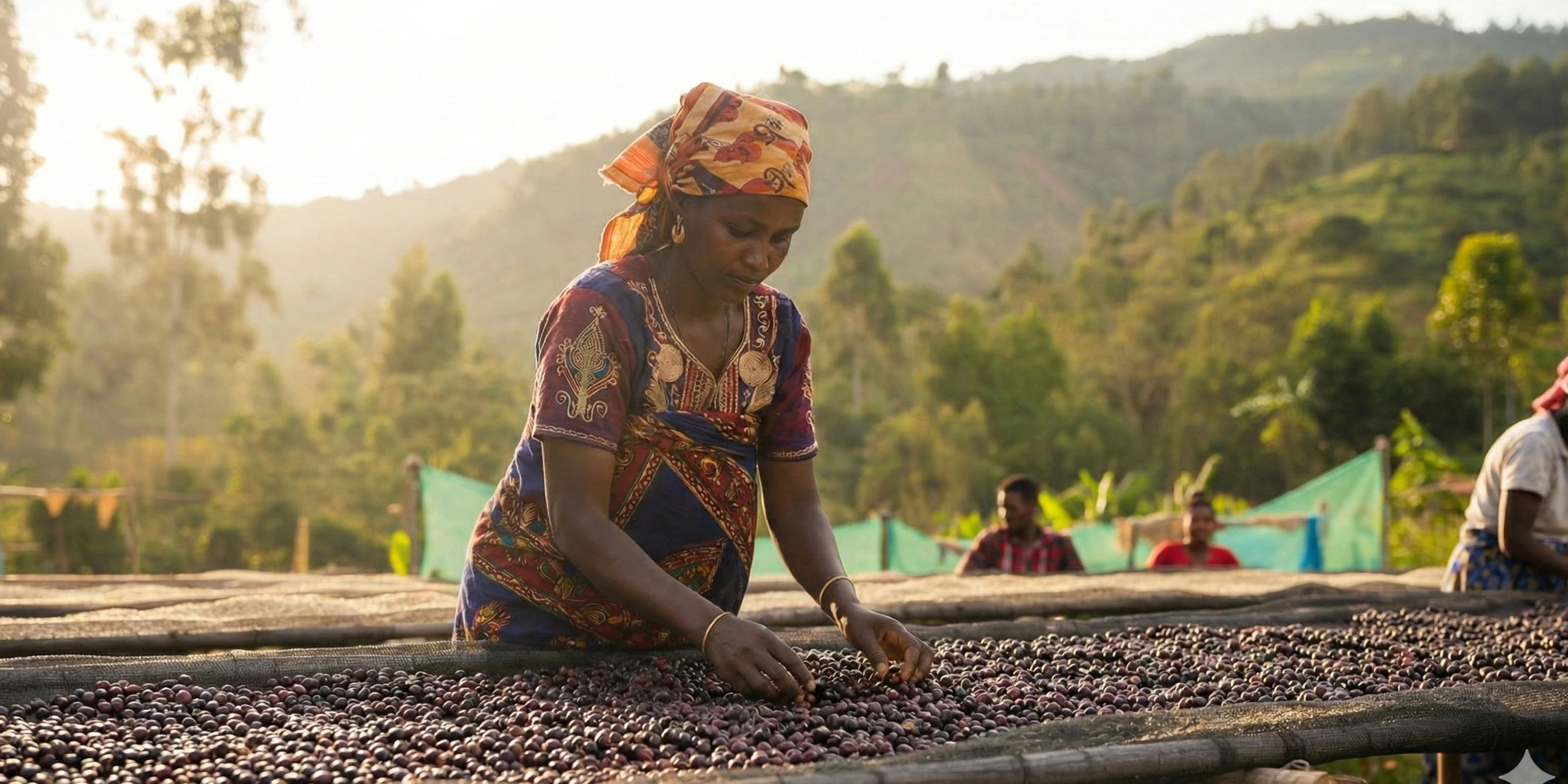 像喝黑森林蛋糕！衣索比亞藝伎「班吉麻吉」晚收日曬淺烘焙推薦無毒、新鮮、咖啡綠