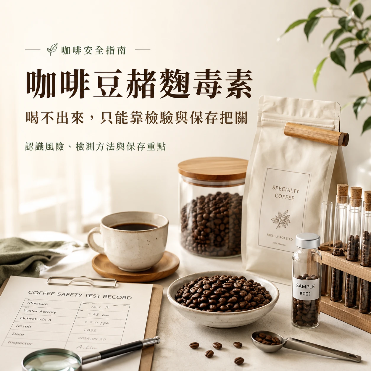 咖啡豆赭麴毒素是什麼？喝不出來的風險、檢測與保存指南