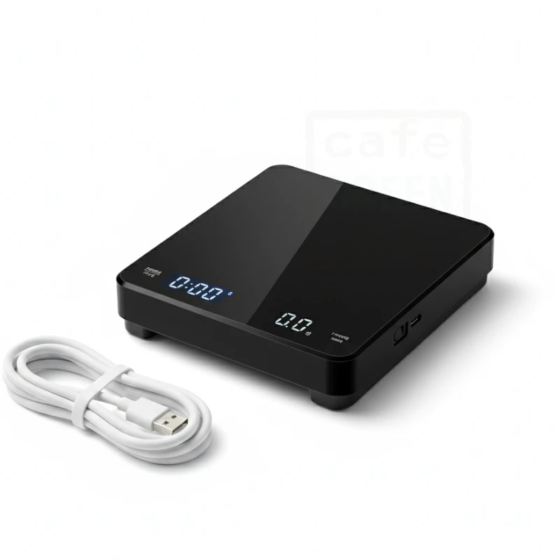 【金杯秤】咖啡手沖電子磅秤（充電、插電版）｜精度0.1g｜最高3kg）
