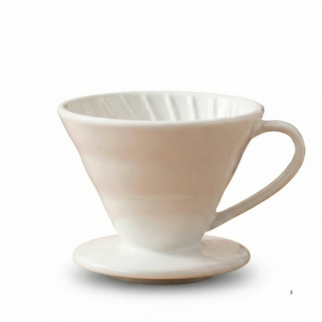 【咖啡綠嚴選】經典 V60 陶瓷濾杯（1-2人）｜把預算留給好豆子