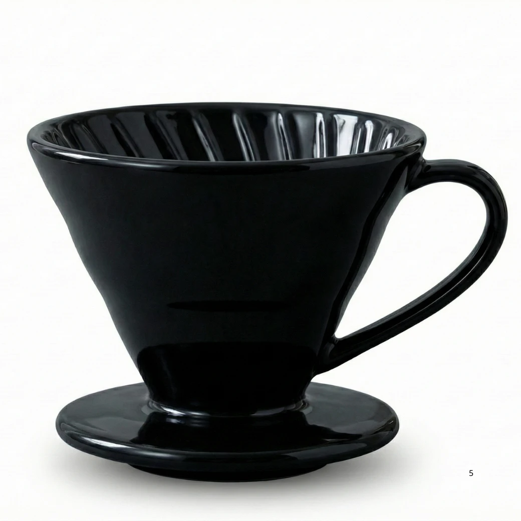 【咖啡綠嚴選】經典 V60 陶瓷濾杯（1-2人）｜把預算留給好豆子