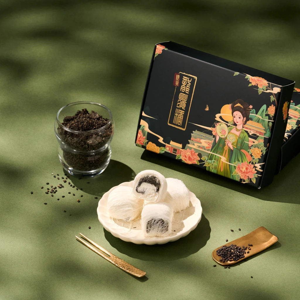 糖巢 芝麻龍鬚糖六入禮盒