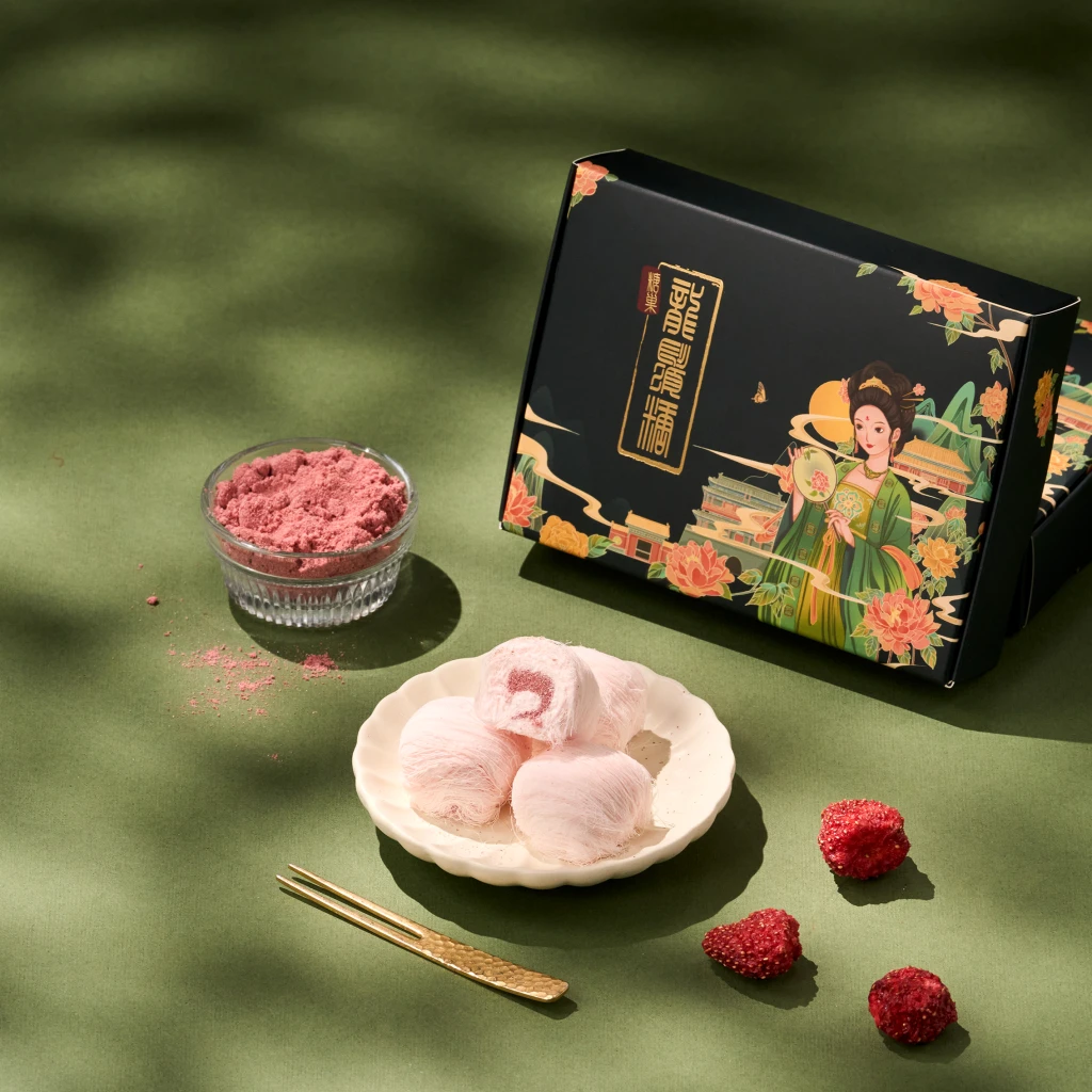 糖巢 草莓龍鬚糖六入禮盒