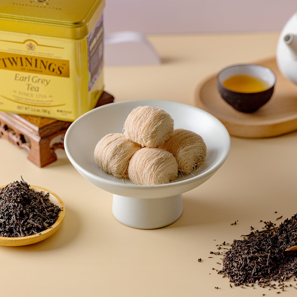 糖巢唐寧皇家伯爵茶龍鬚糖|經典英式茶香結合手工甜點,入口即化的絕佳風味 |糖巢龍鬚糖-匠心與創新的結晶