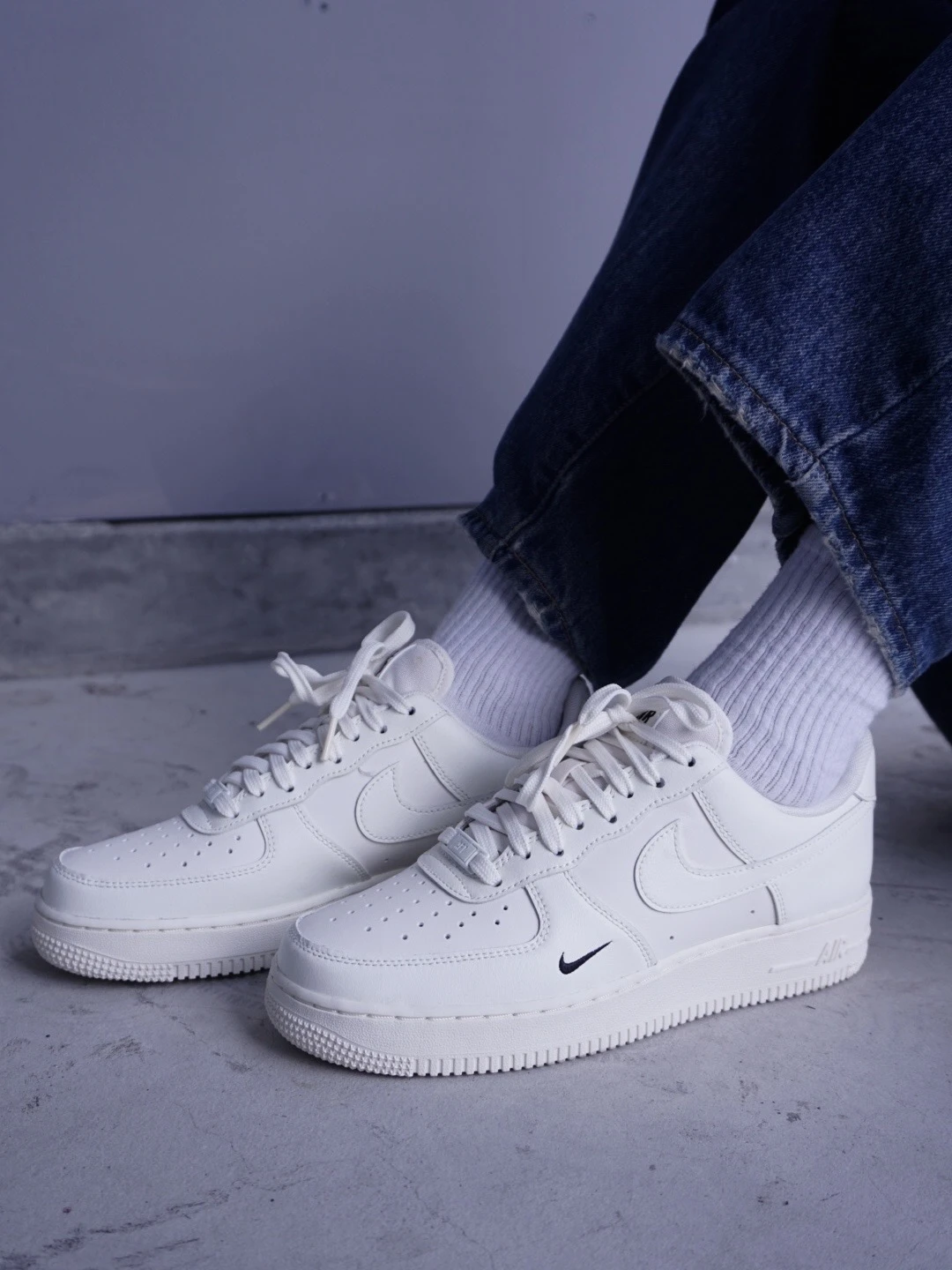【現貨】NIKE AF1奶油刺繡小勾｜HF1058-133