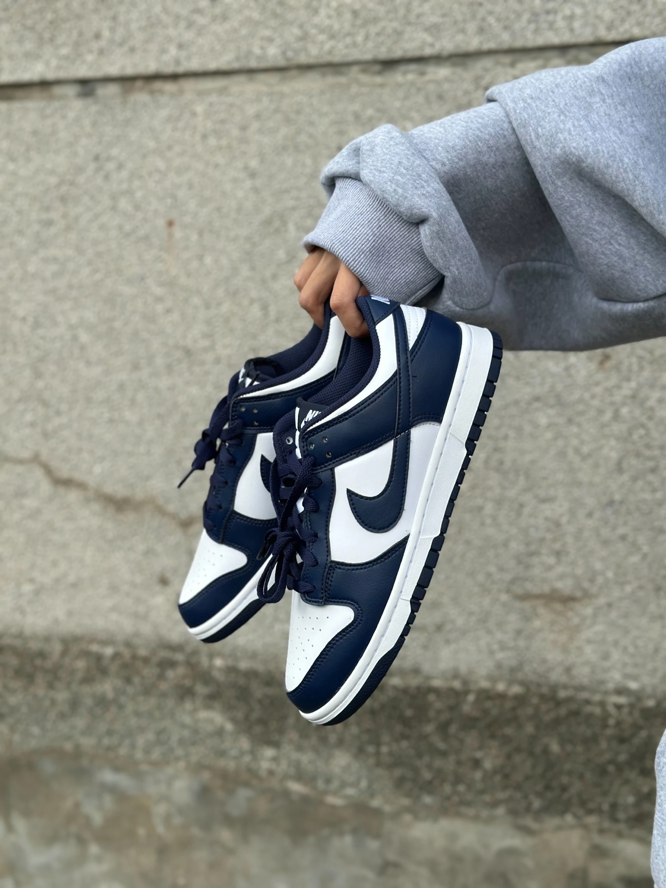 【活動折扣!現貨】Nike Dunk Low White Midnight Navy 2025 海軍藍｜HF5441-107