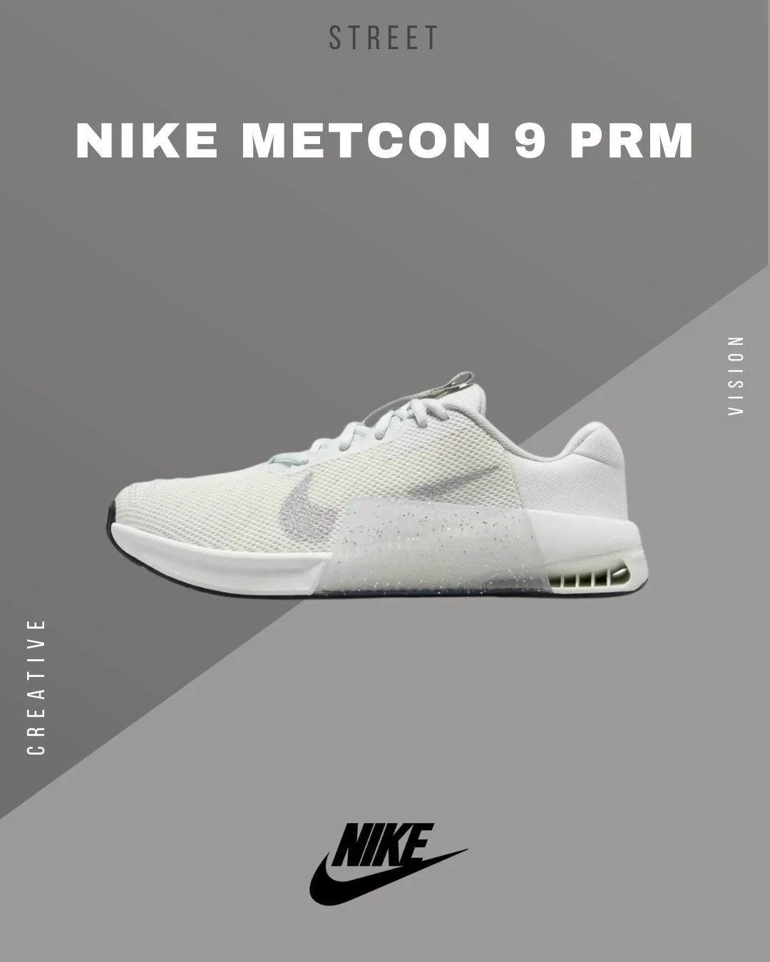 【現貨】NIKE METCON 9 PRM 白銀色-FQ7217101