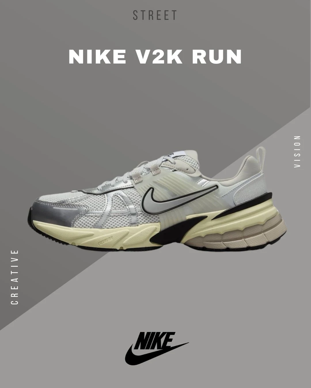 【現貨】Nike V2K RUN 銀灰白-HJ4497100