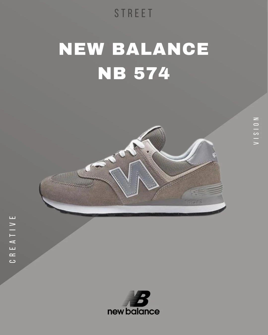 【現貨】NEW BALANCENB NB 574 灰色 ML574EVG