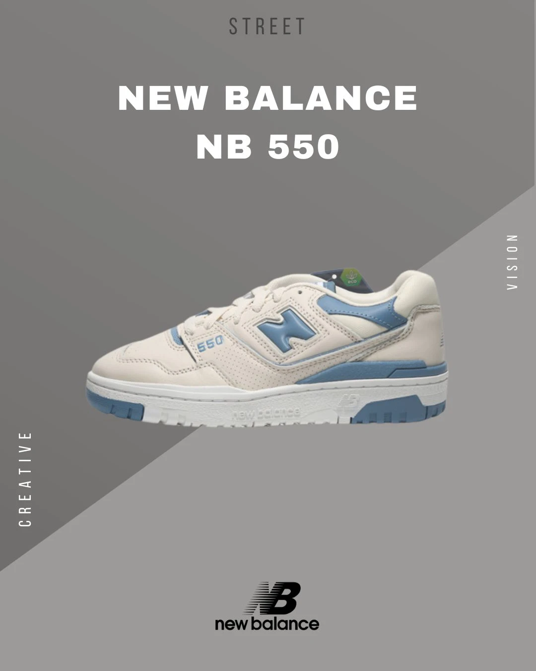 【現貨】New Balance 550 藍 米色 BBW550AI