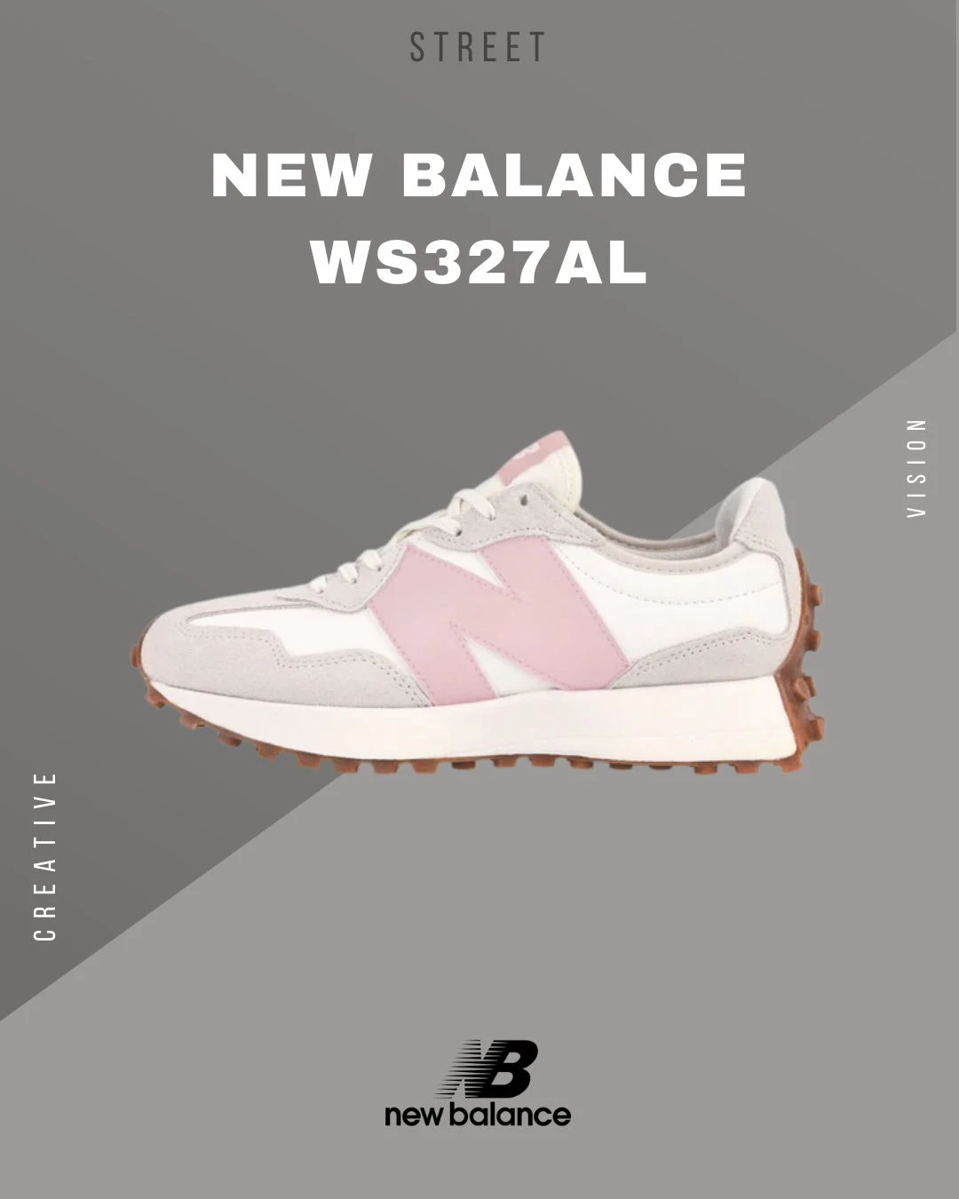 【現貨】NEW BALANCE 327莫蘭迪粉WS327AL