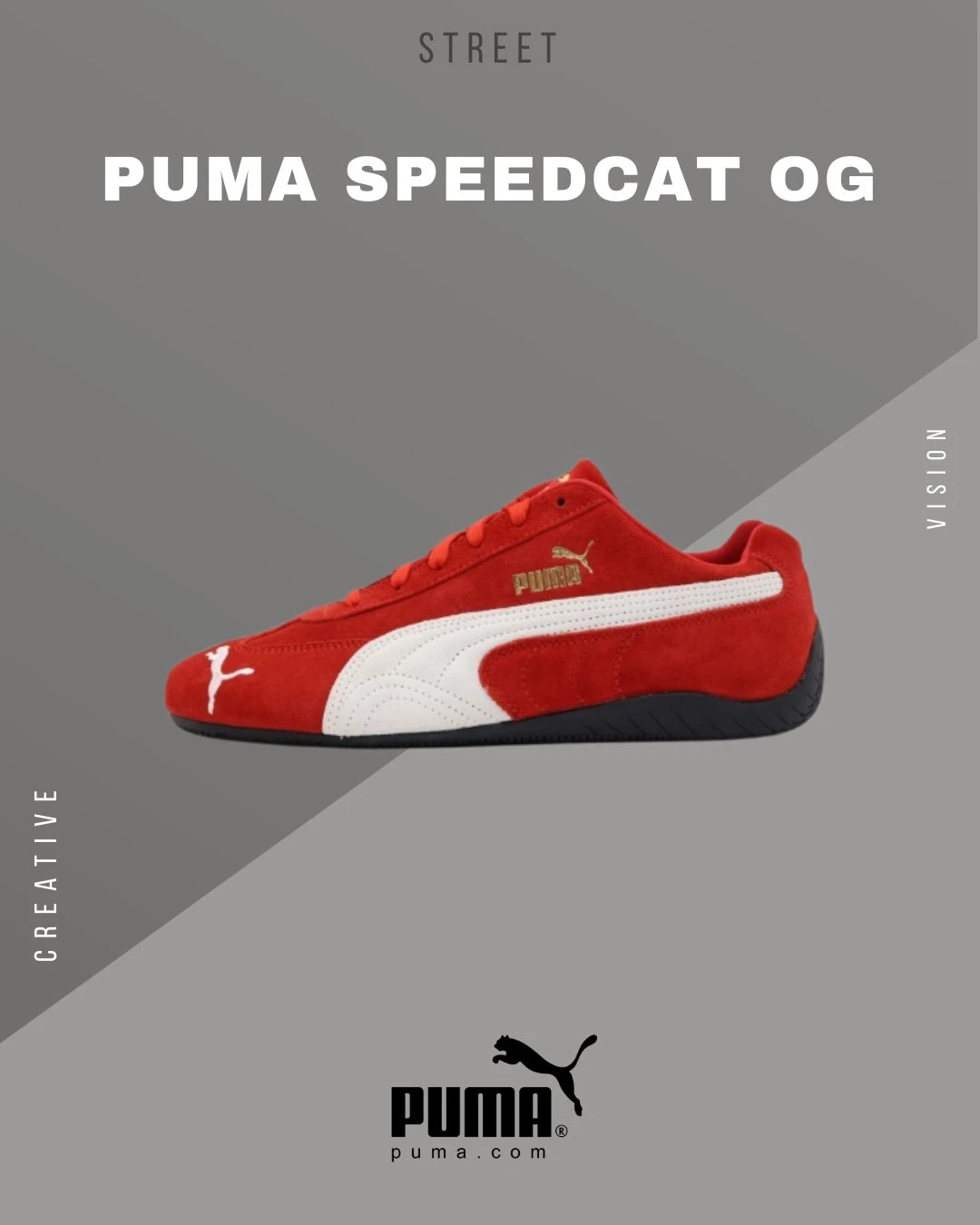 Puma Speedcat OG 法拉利紅 賽車鞋-39884602