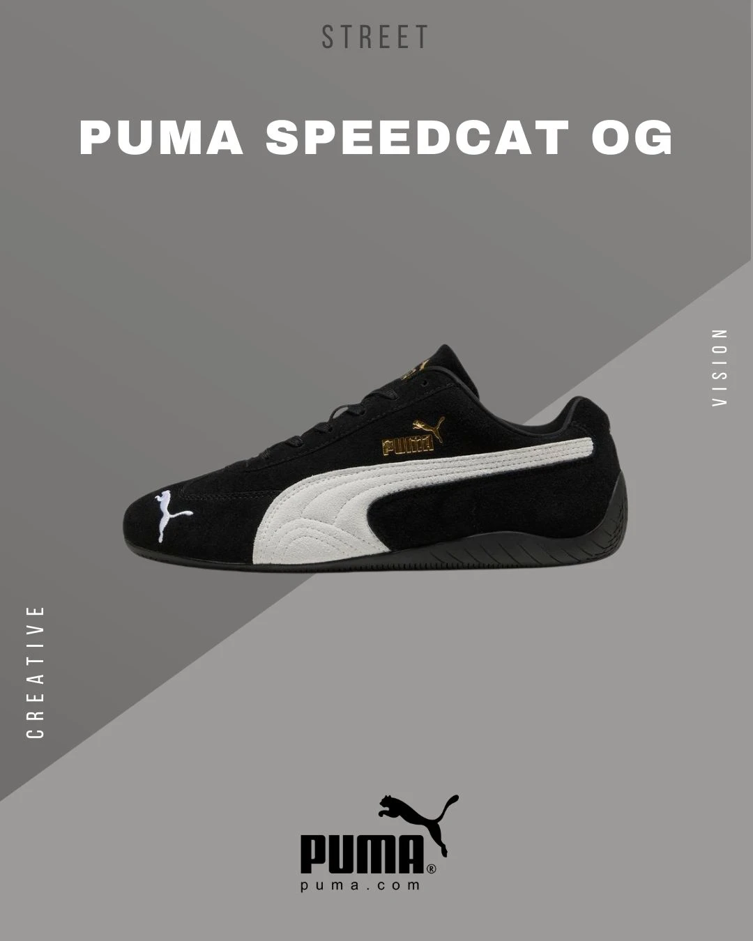 Puma Speedcat OG 經典黑 賽車鞋-39884601