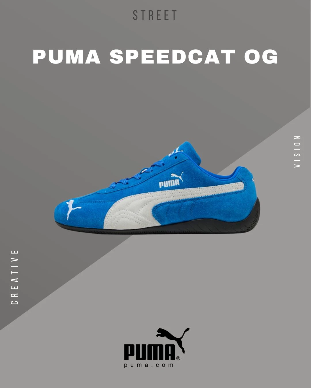 Puma Speedcat OG 跑車藍 賽車鞋-39884618