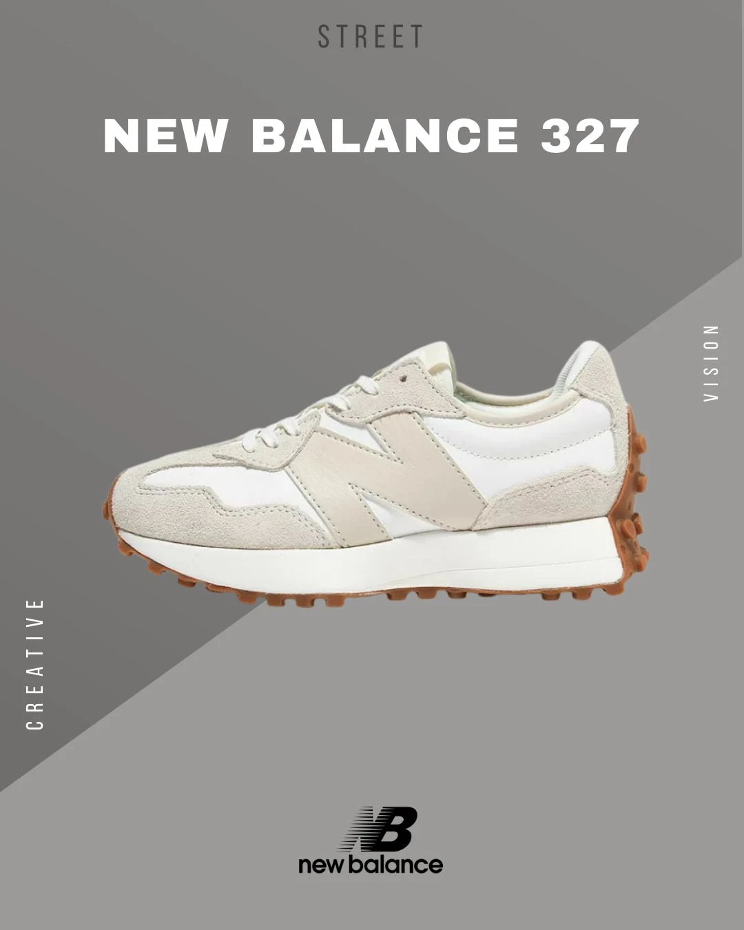 【現貨】NEW BALANCE 327 奶杏色 WS327AN