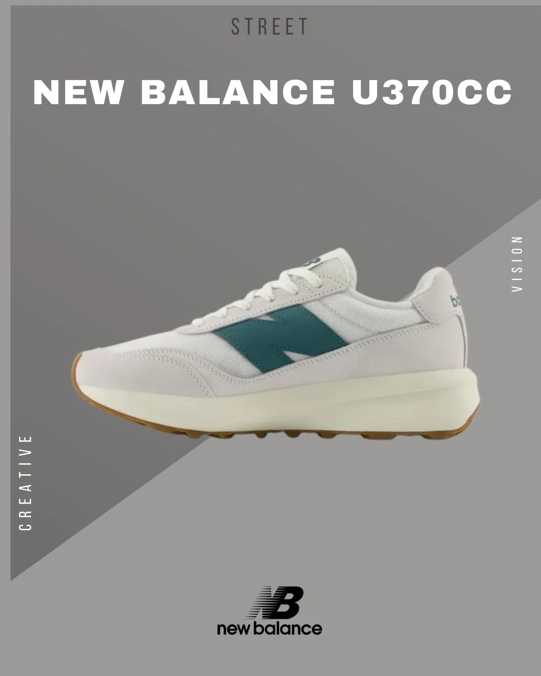 【New Balance】復古鞋_中性_森林綠_U370CC