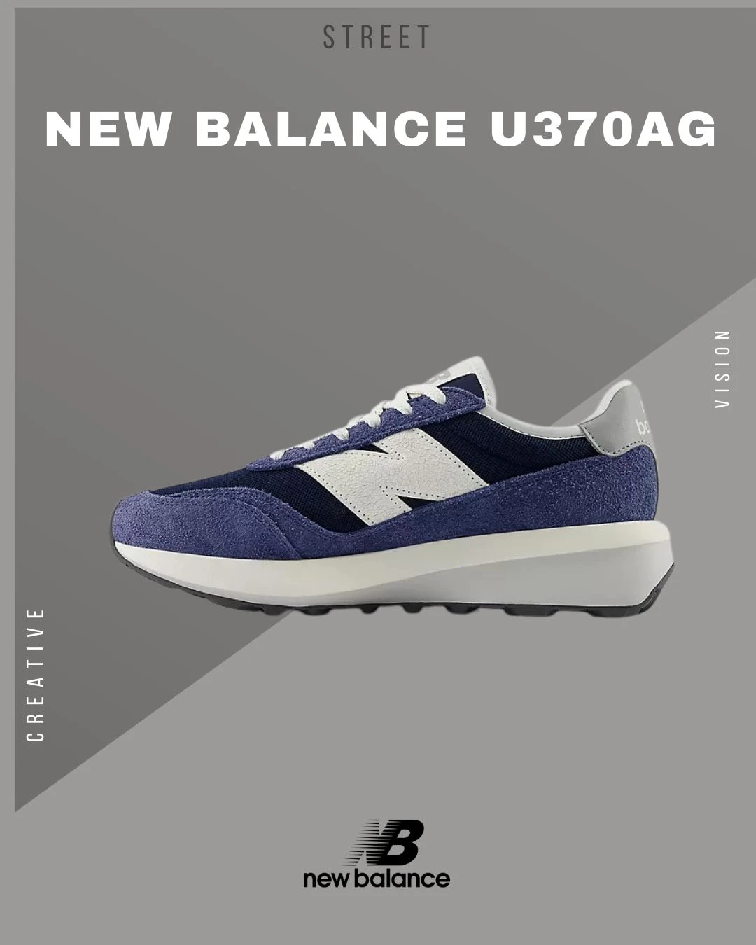 NEW BALANCE NB 370 藍灰復古U370AG