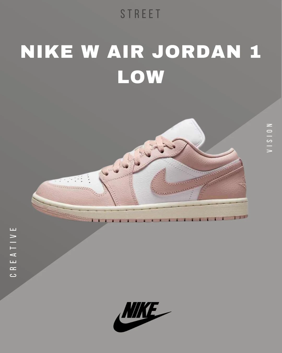 Air Jordan 1 Low 草莓牛奶女款DC0774-162.