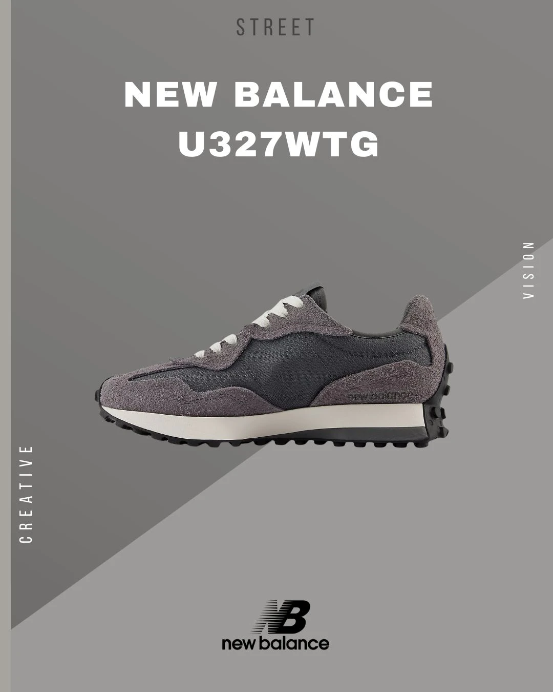 NEW BALANCE NB 327系列復古髒髒灰U327WTG