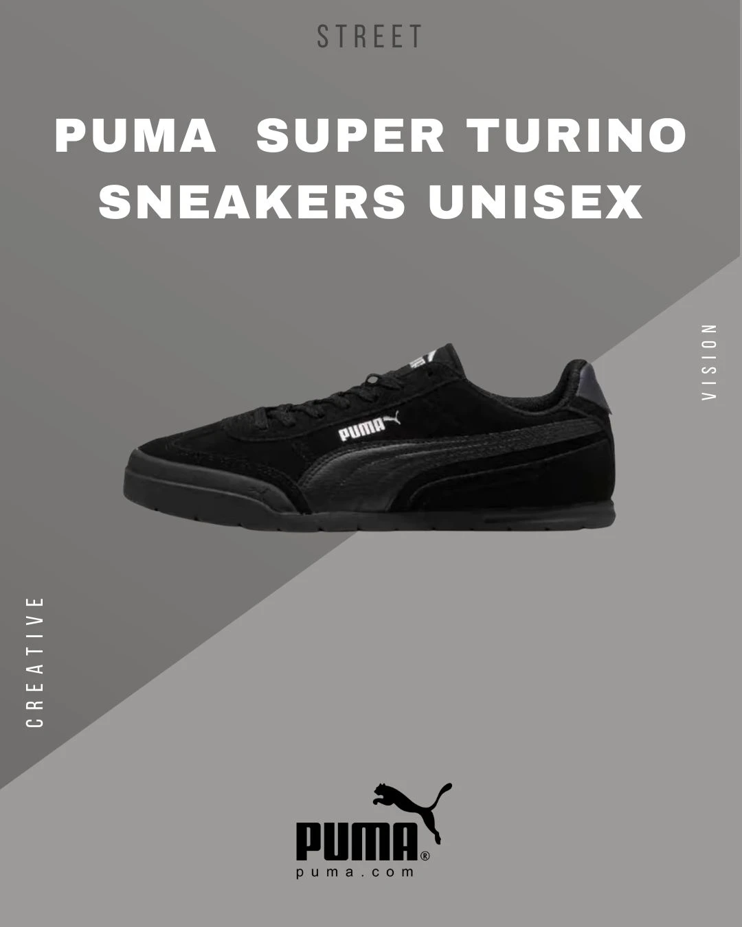 【現貨】Puma Super Turino Sneakers Unisex 黑色 402614-03