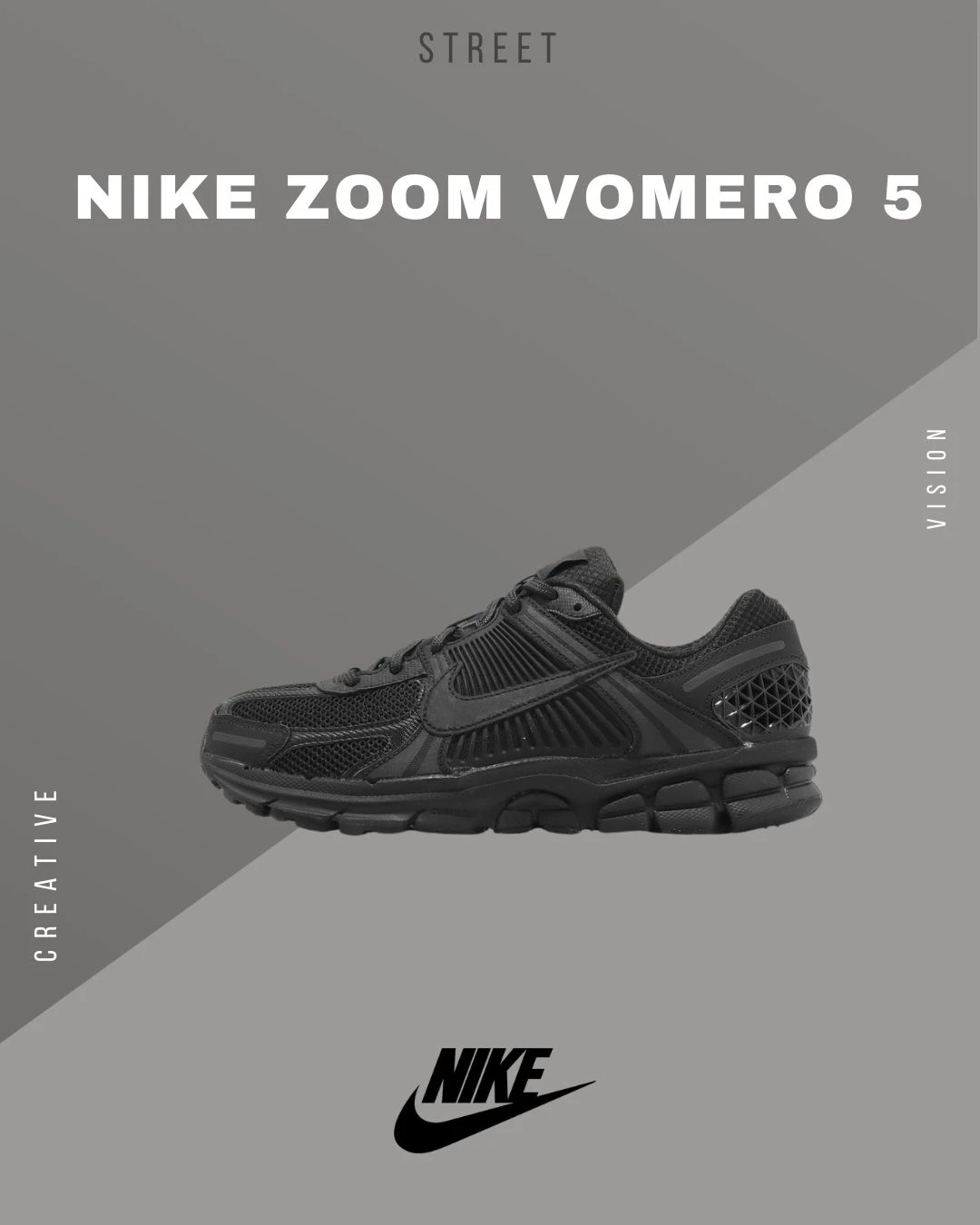 NIKE ZOOM VOMERO 5 男休閒鞋黑色-BV1358003