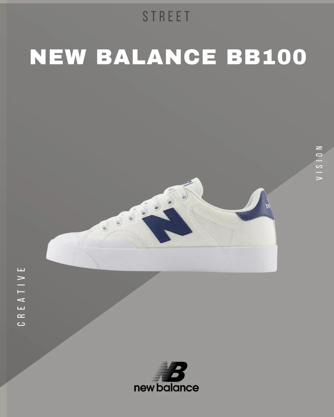 New Balance 男女百搭休閒鞋BB100CNV