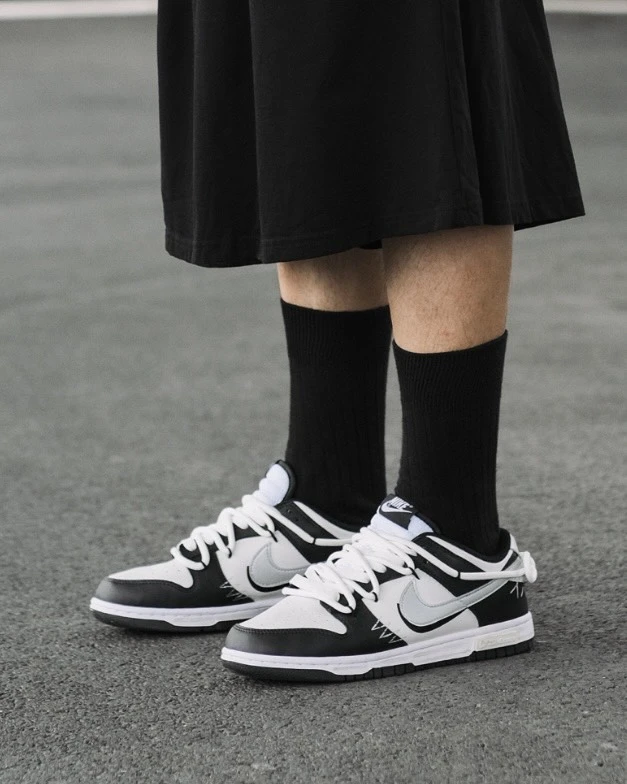 【訂製球鞋】 NIKE DUNK Low|銀墨