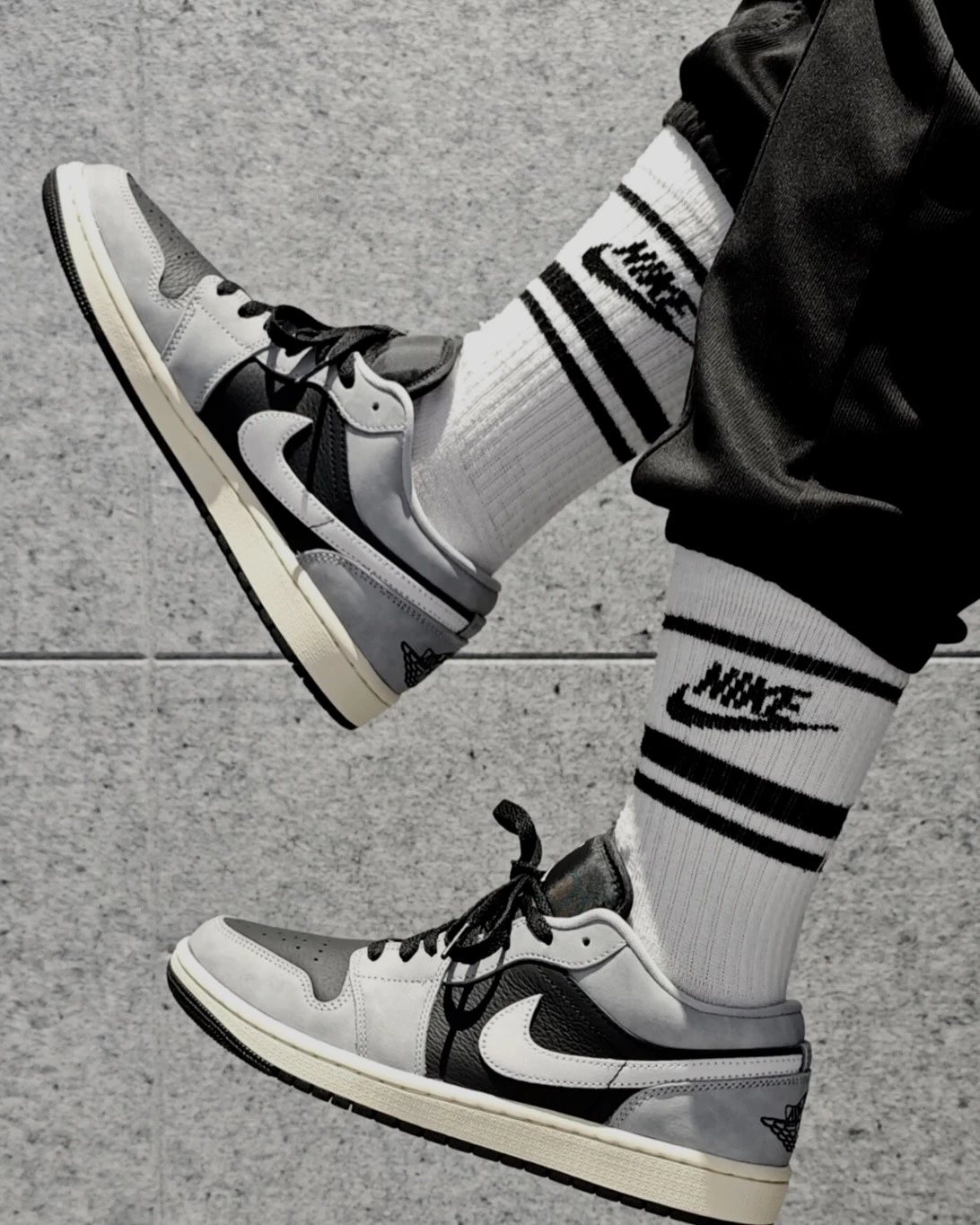 【爆款|現貨!】AIR JORDAN 1 LOW AJ1 深煙灰 灰黑 休閒鞋 男鞋 HQ2010-012