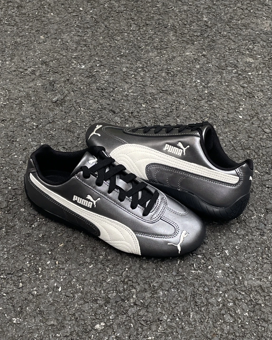 【熱門爆款🔥】Puma SpeedCat Metallic Silver Grey 金屬灰銀 液態銀 復古賽車鞋 403689-02