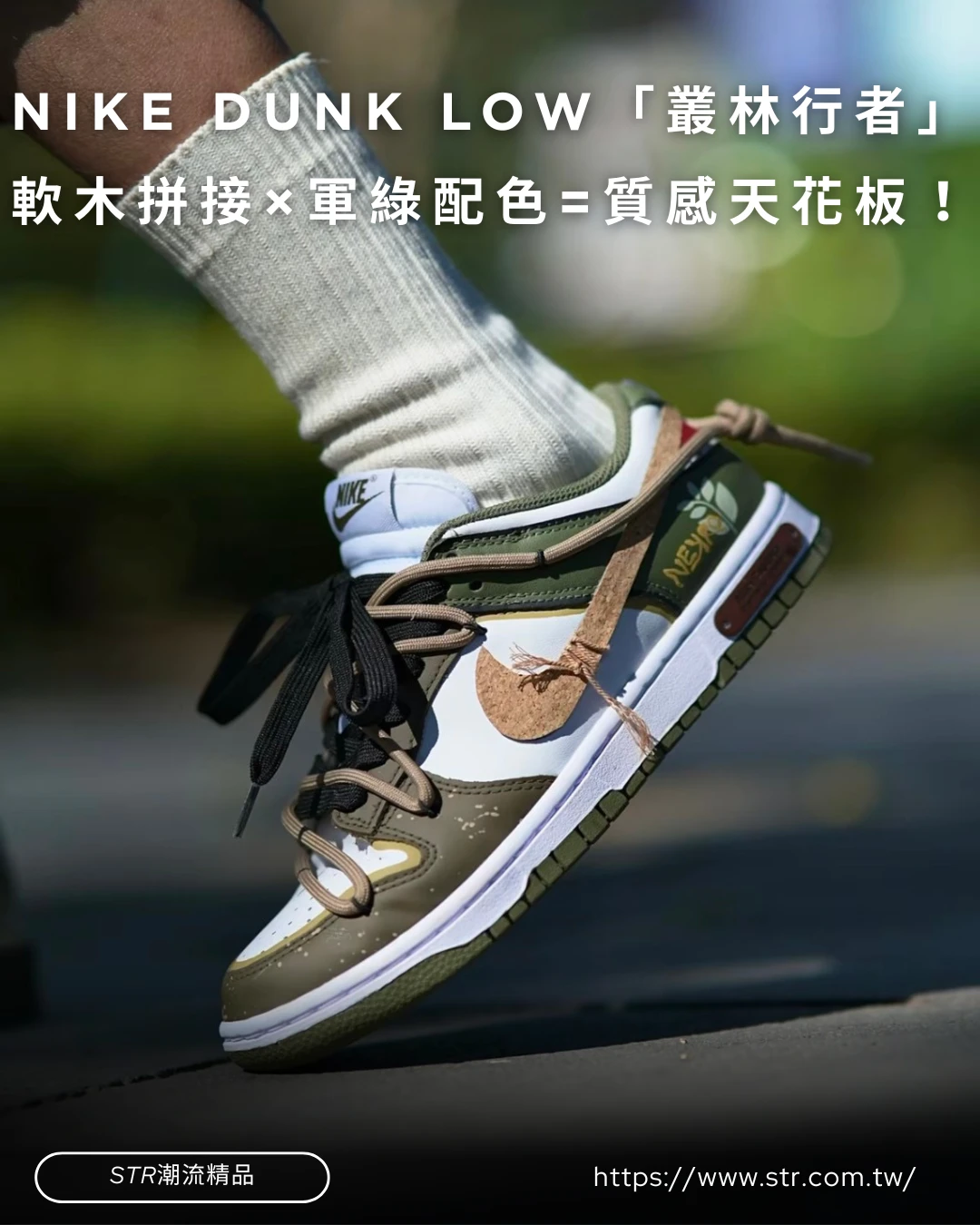 【訂製球鞋】Nike Dunk Low「叢林行者」
