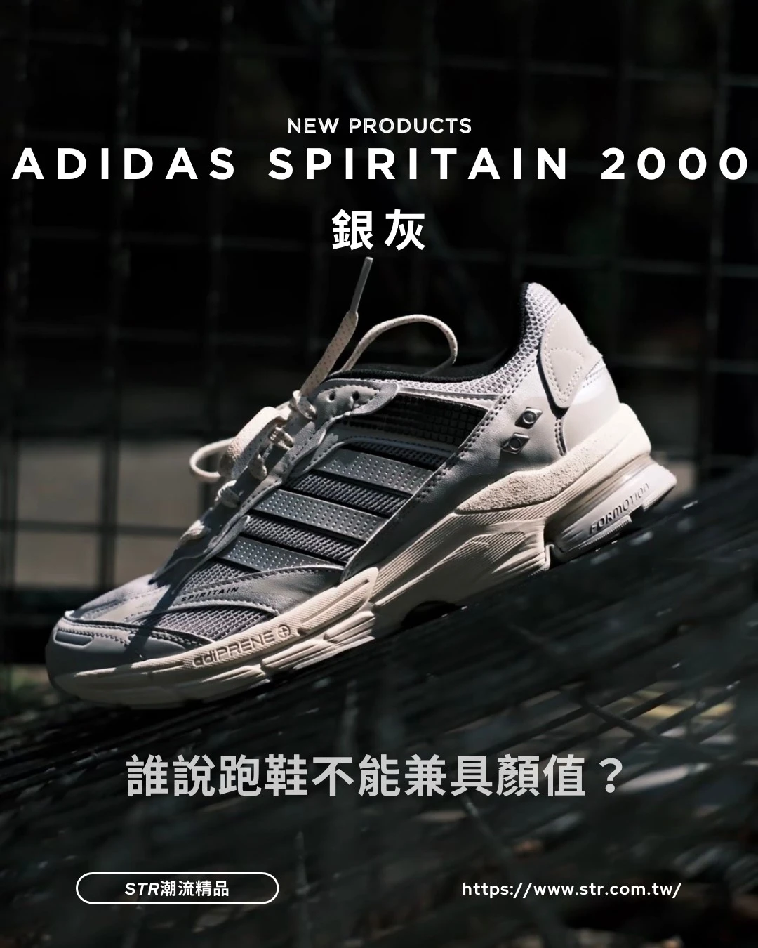 【海外限定預購】adidas Spiritain 2000銀灰 ID5411