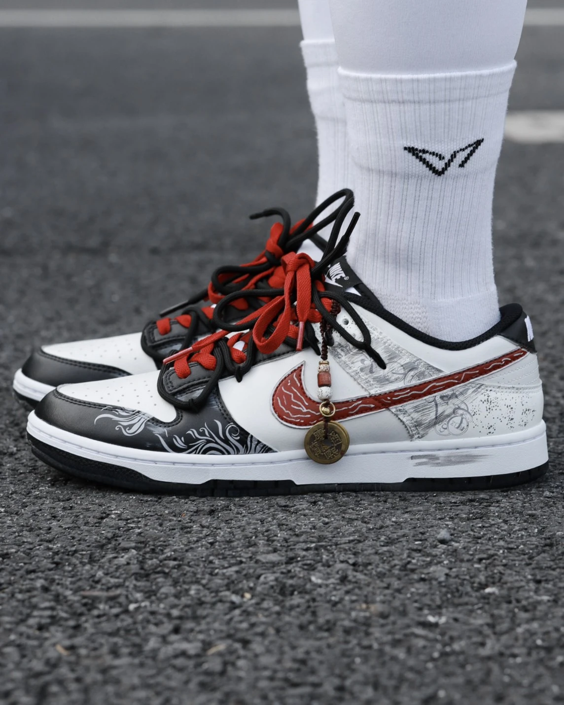 【訂製球鞋】NIKE DUNK 萬花弄-赤令