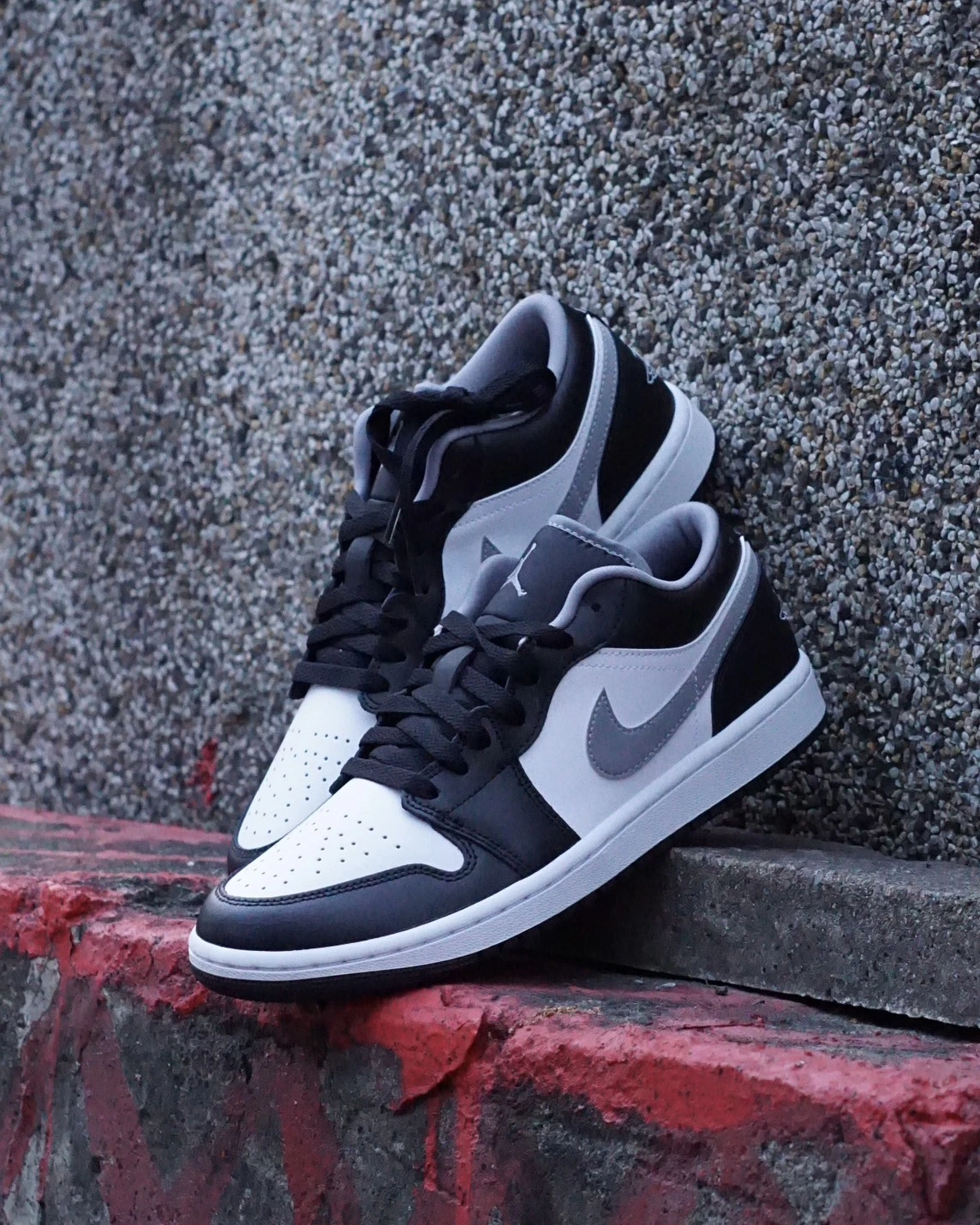 【熱賣款💥】現貨Air Jordan 1 Low SHADOW 小影子 黑白灰勾 低筒AJ1 休閒鞋 553558-040