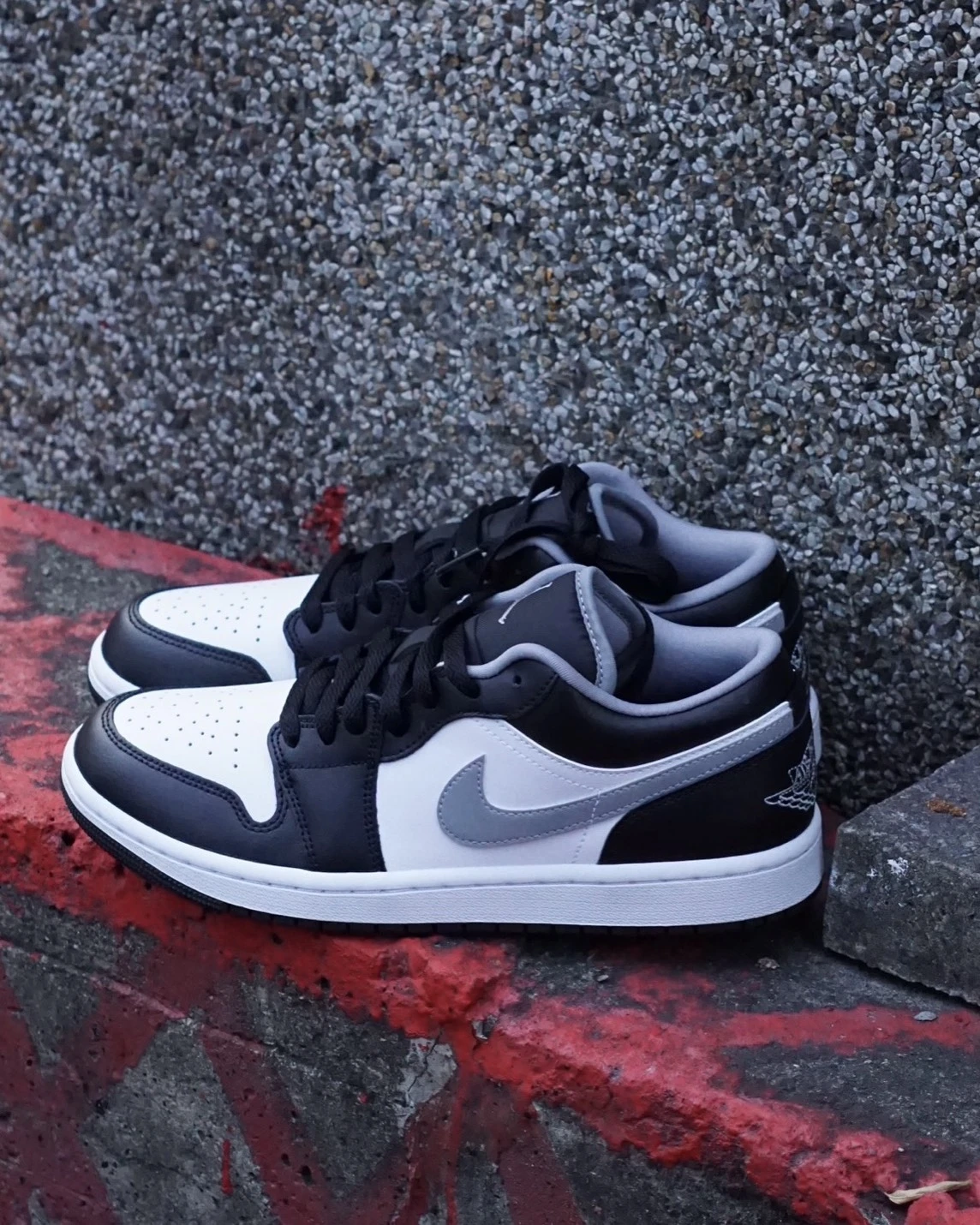 【熱賣款💥】現貨Air Jordan 1 Low SHADOW 小影子 黑白灰勾 低筒AJ1 休閒鞋 553558-040