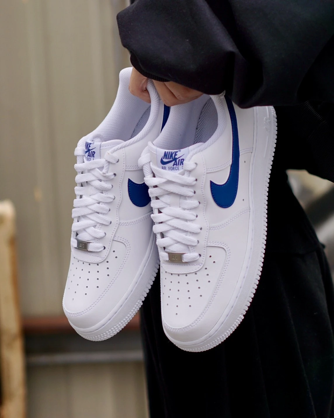 【新款!現貨】NIKE AIR FORCE 1 午夜藍 白藍 男款 休閒鞋 FJ4146-123